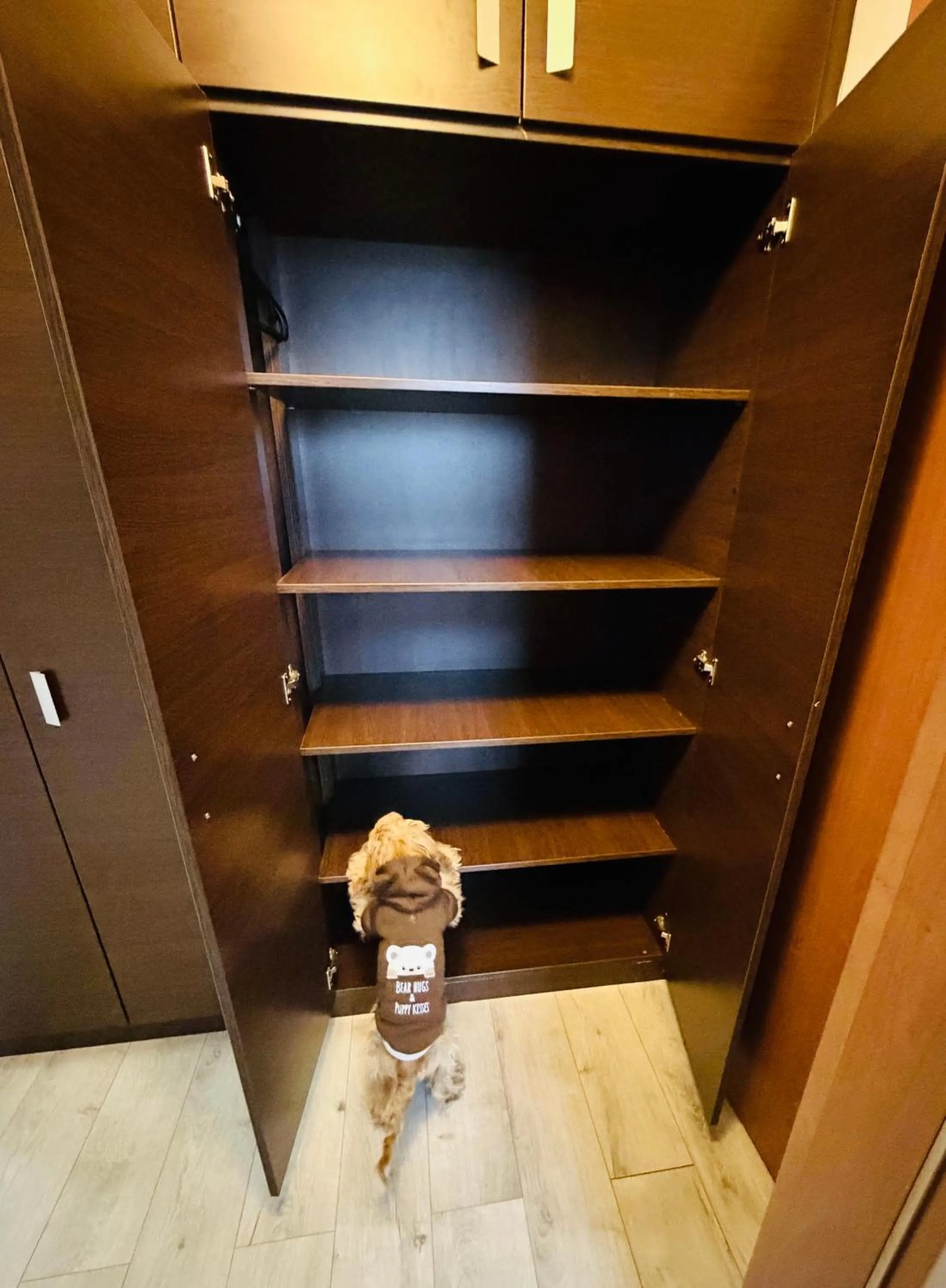 wardrobe in Prater Residence Aparthotel