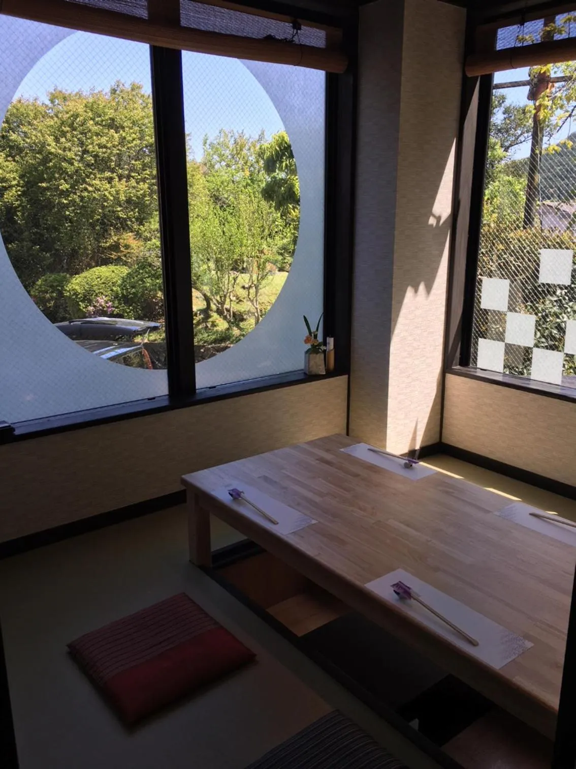 Dining area in Gyokusenkaku