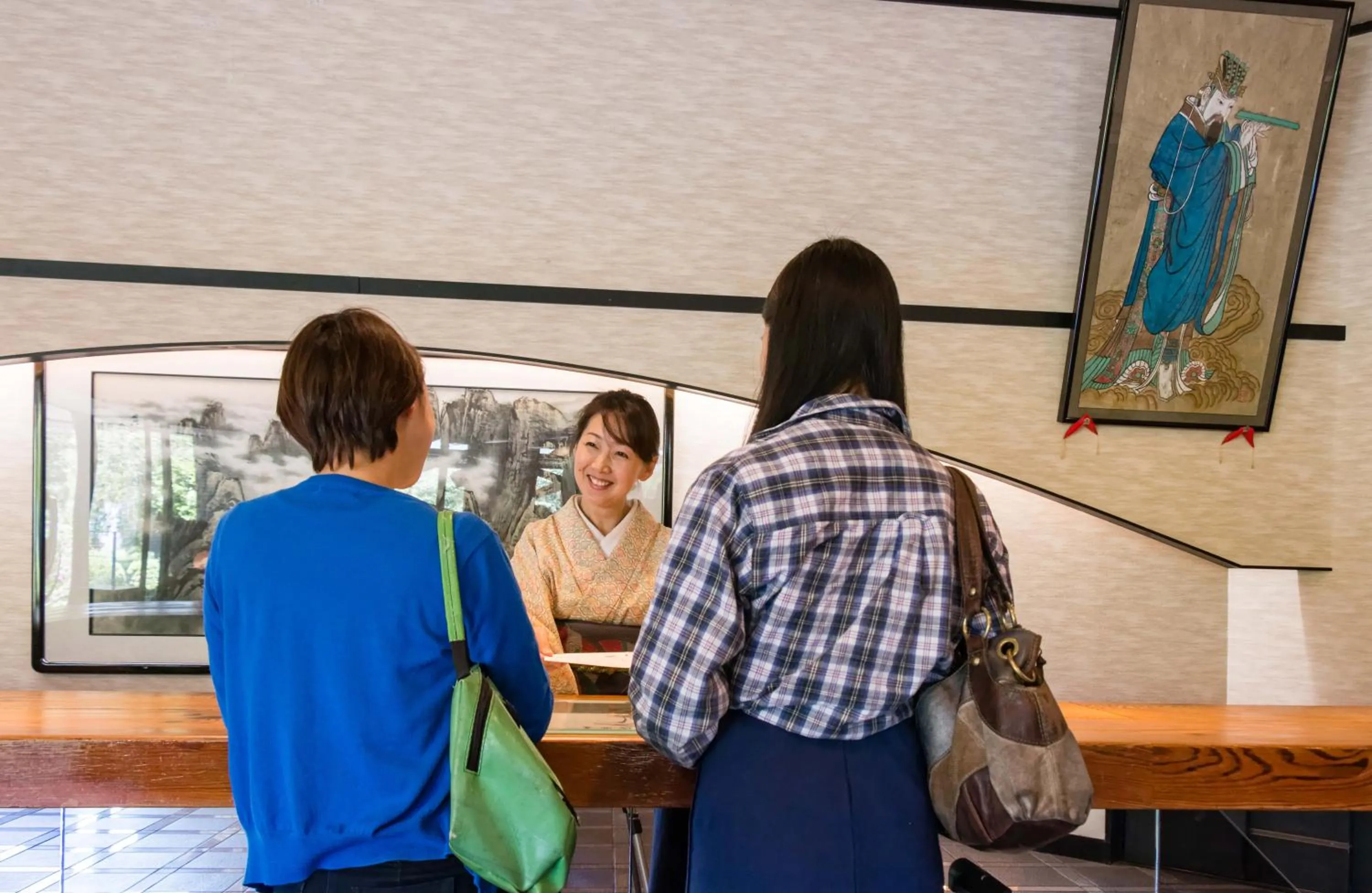 Lobby or reception in Gyokusenkaku