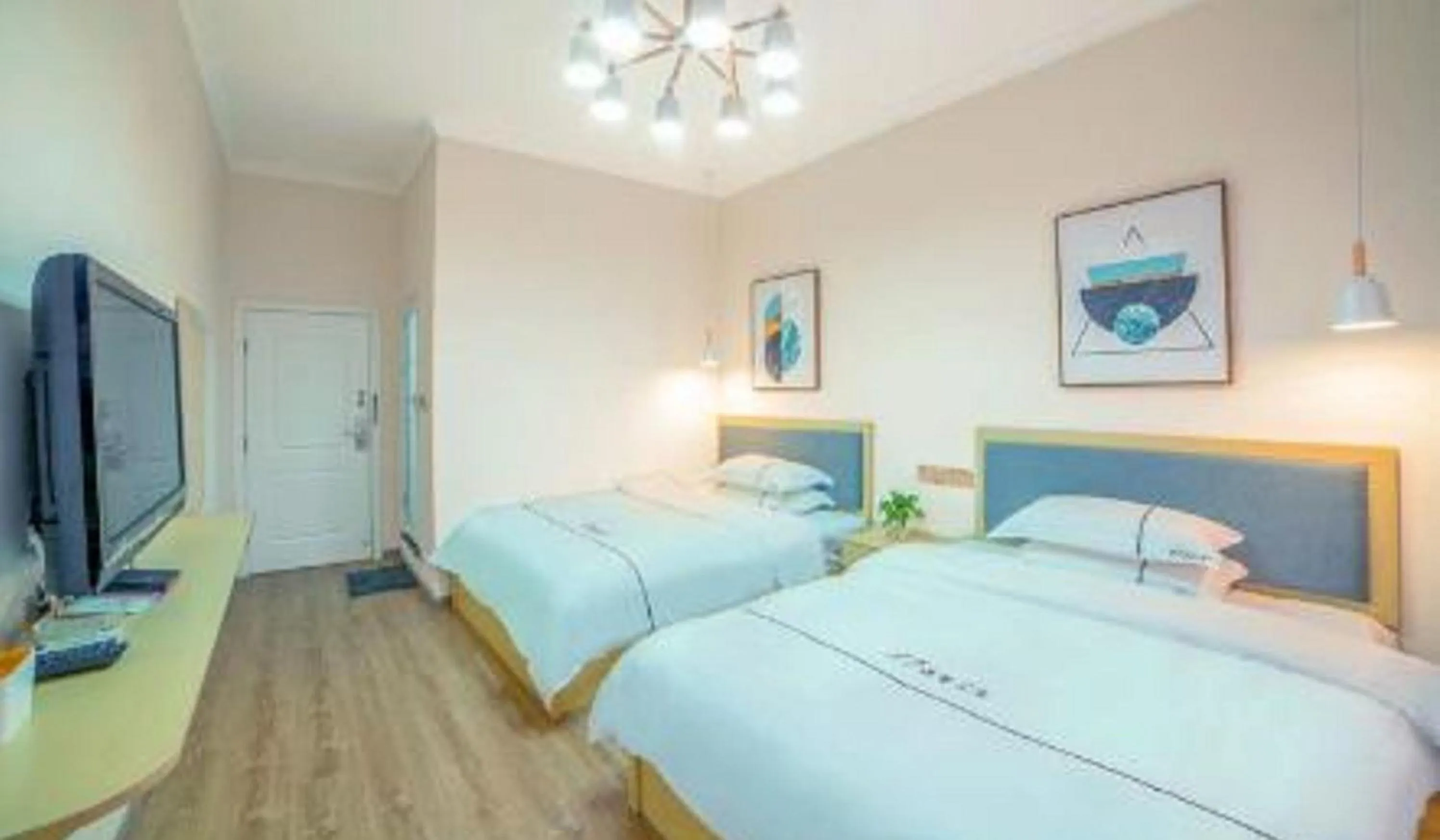 Photo of the whole room, Bed in One Meter Sunshine Hotel Xi'an Xianyang International Airport Flagship Store