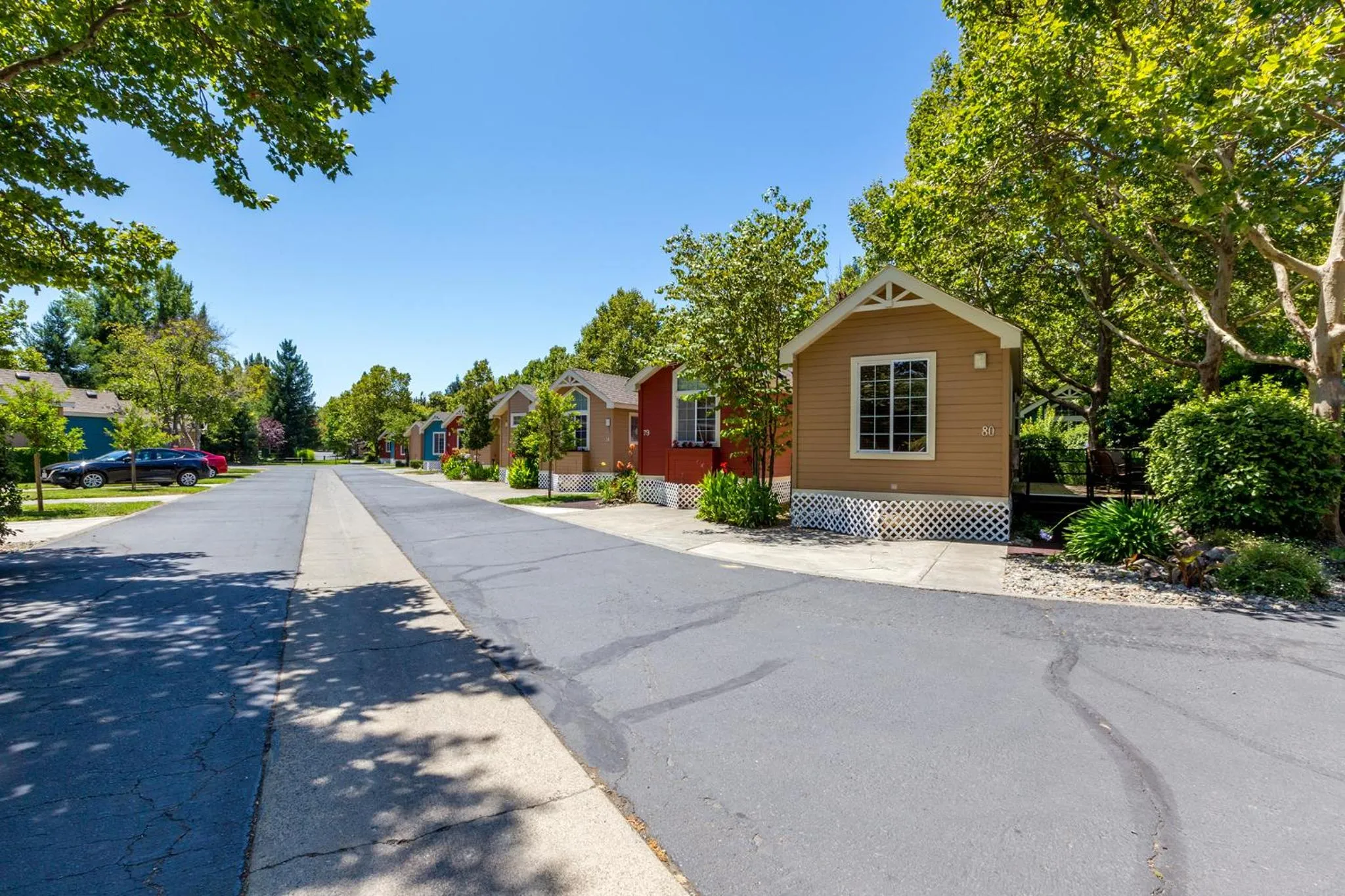 Street view in RiverPointe Napa Valley Resort