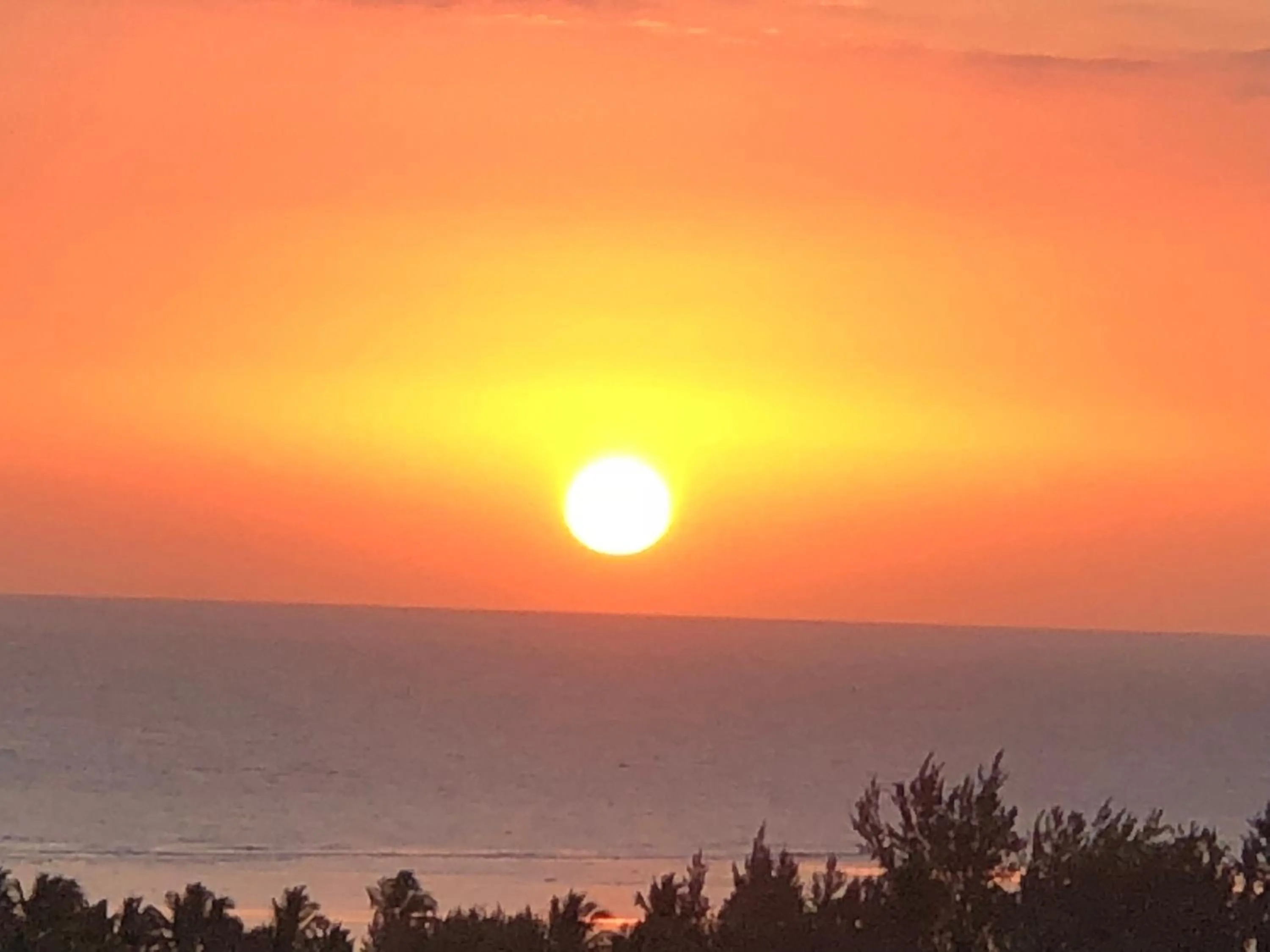 Sunset in Villa Prana