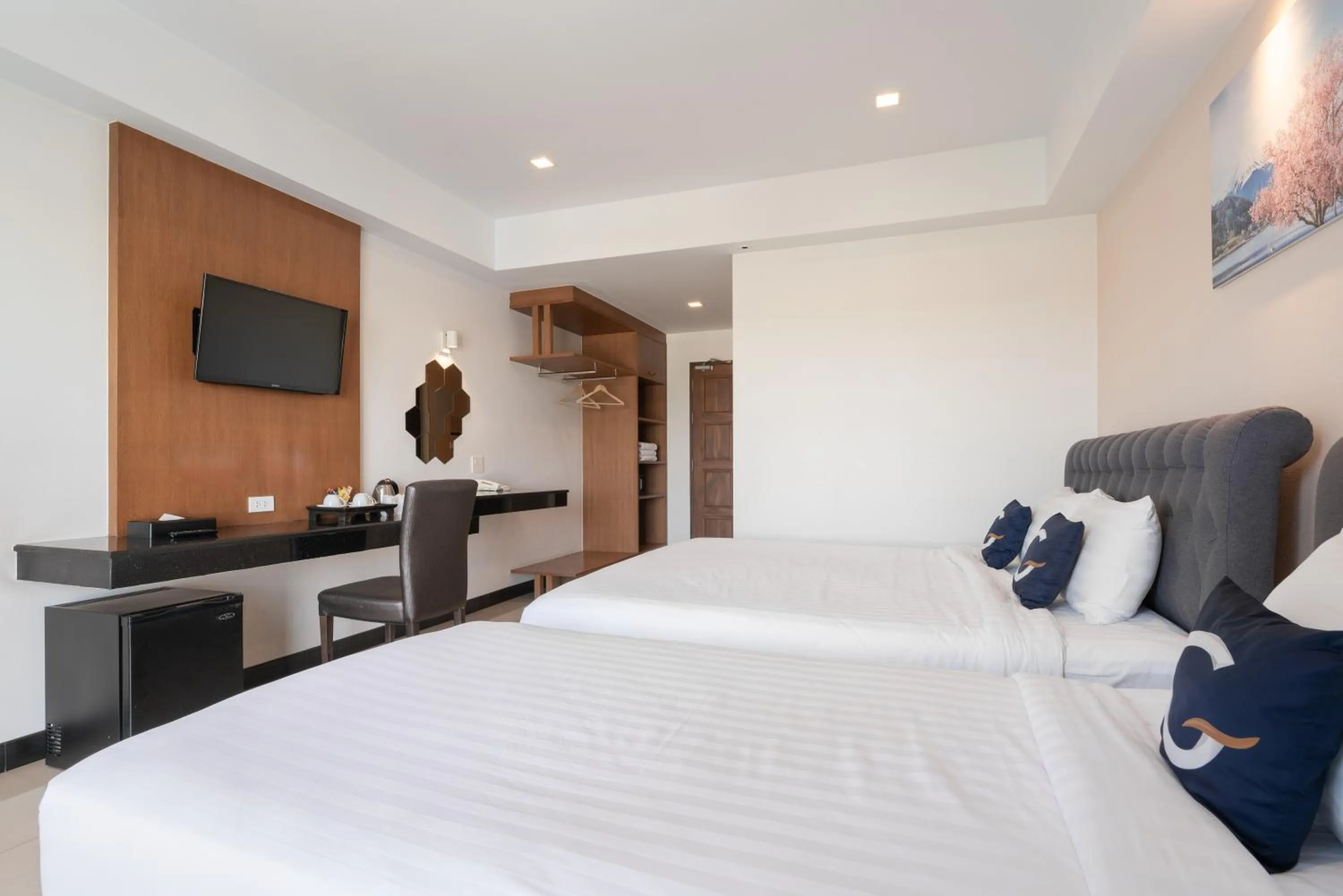 Bedroom, Bed in Golden Foyer Suvarnabhumi Airport Hotel