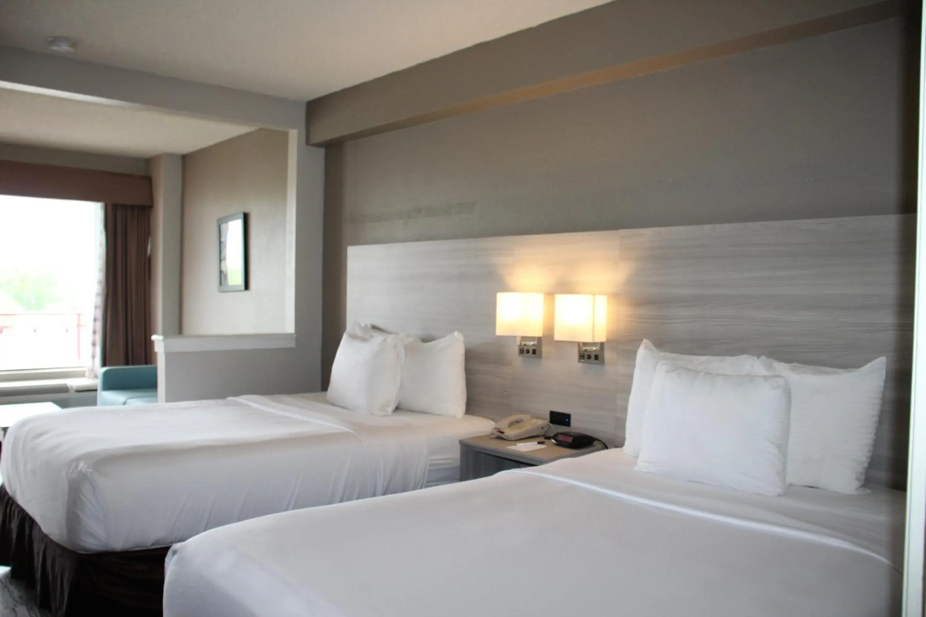 Double Room with Two Double Beds and Balcony - Non-Smoking in Boca Suites Deerfield Beach; SureStay Collection by BW Double Room with Two Double Beds and Balcony - Non-Smoking in Boca Suites Deerfield Beach; SureStay Collection by BW