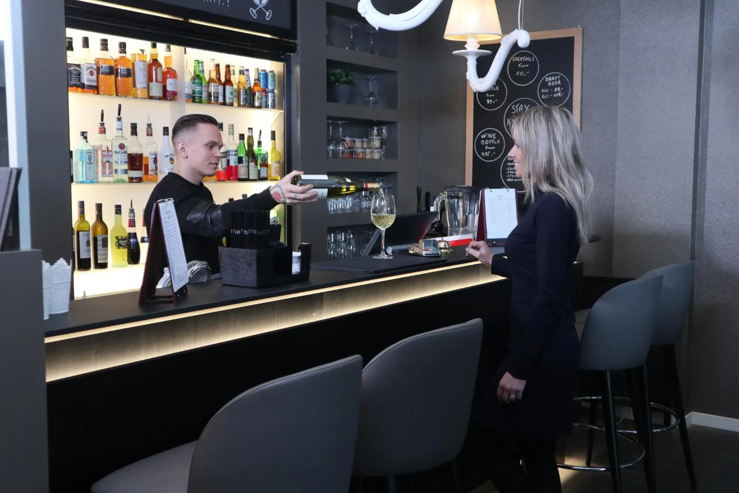 Lounge or bar in Home Hotel Skagen Brygge