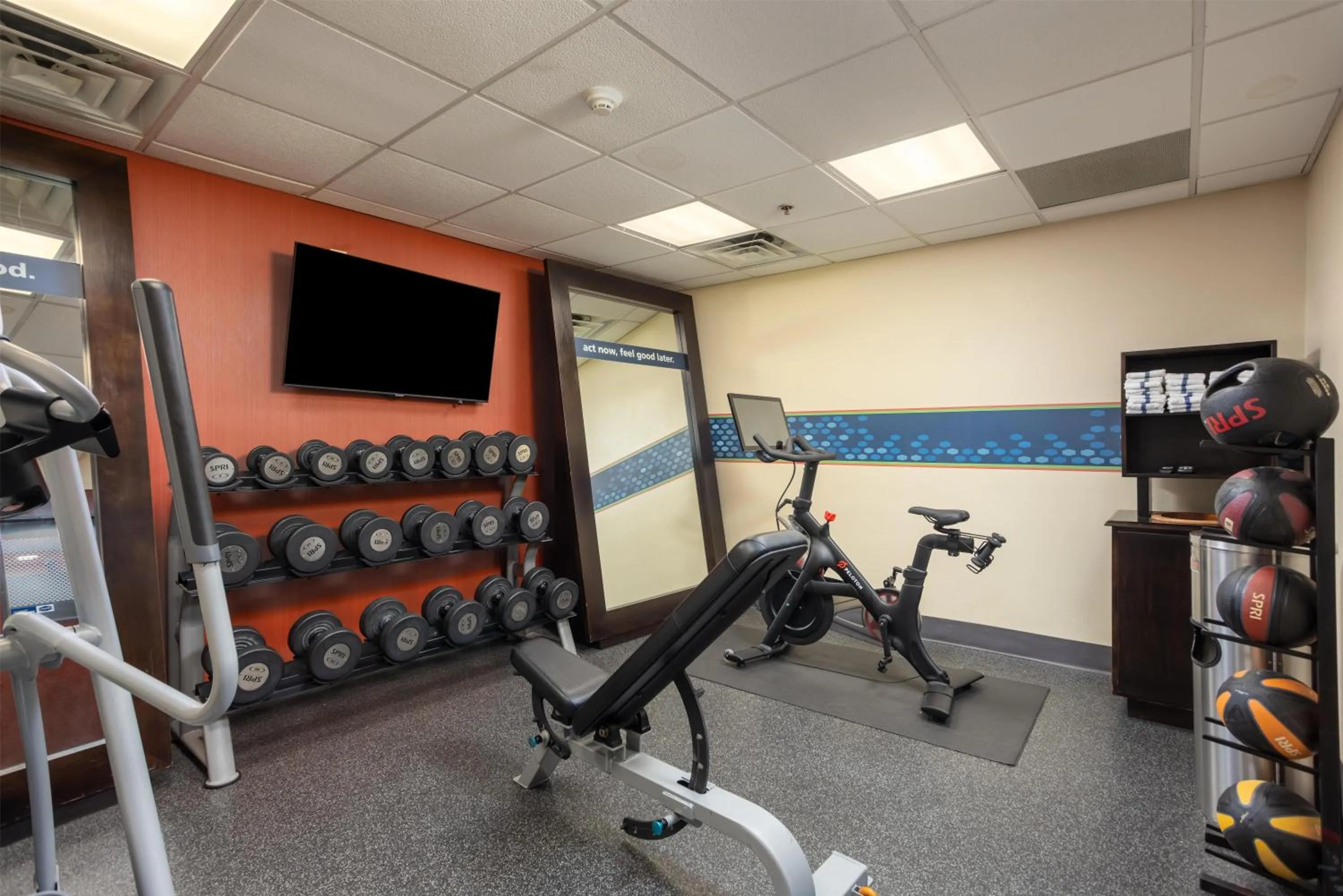Fitness centre/facilities in Hampton Inn Carrollton KY