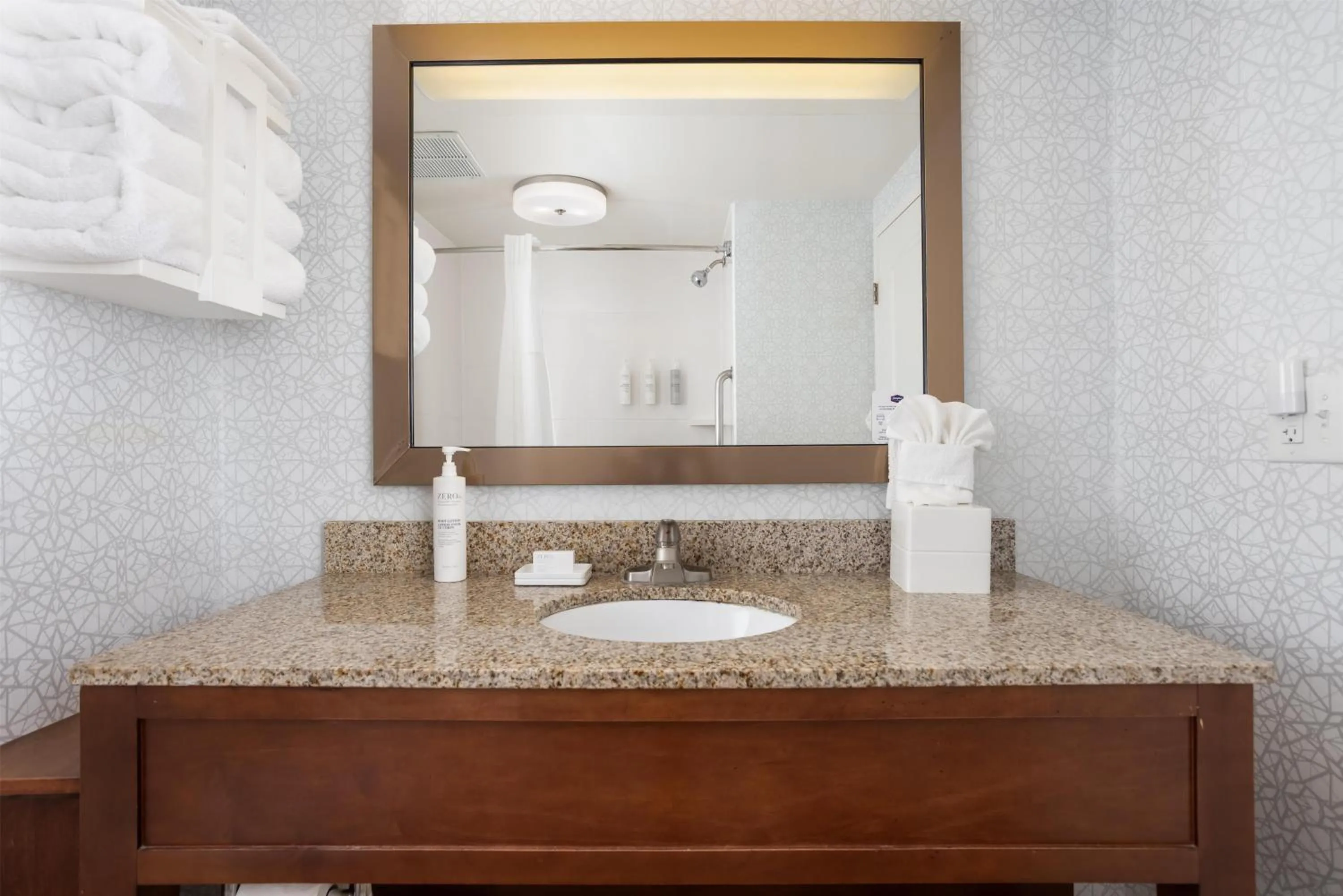 Bathroom in Hampton Inn Carrollton KY