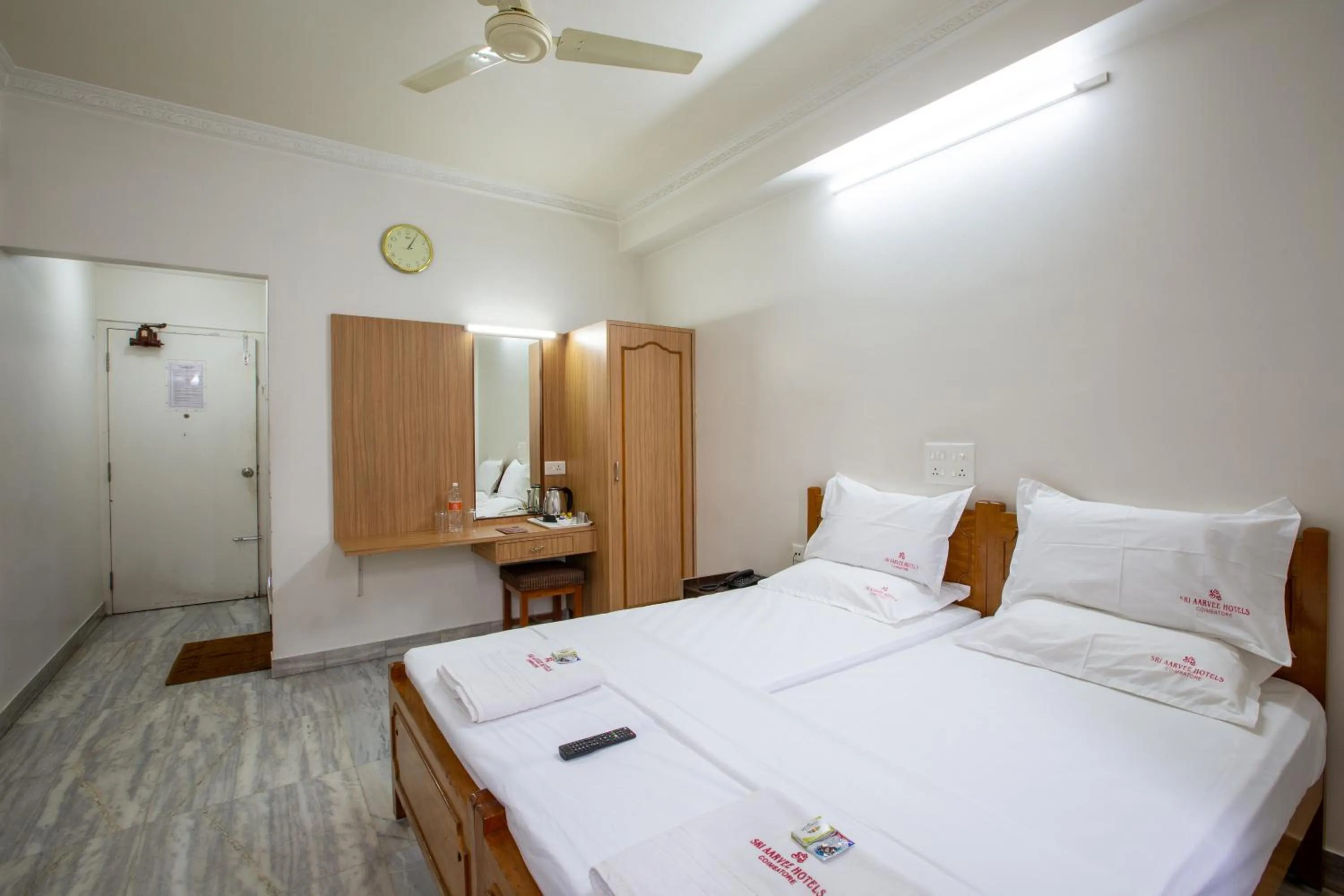 Bedroom, Bed in Sri Aarvee Hotels