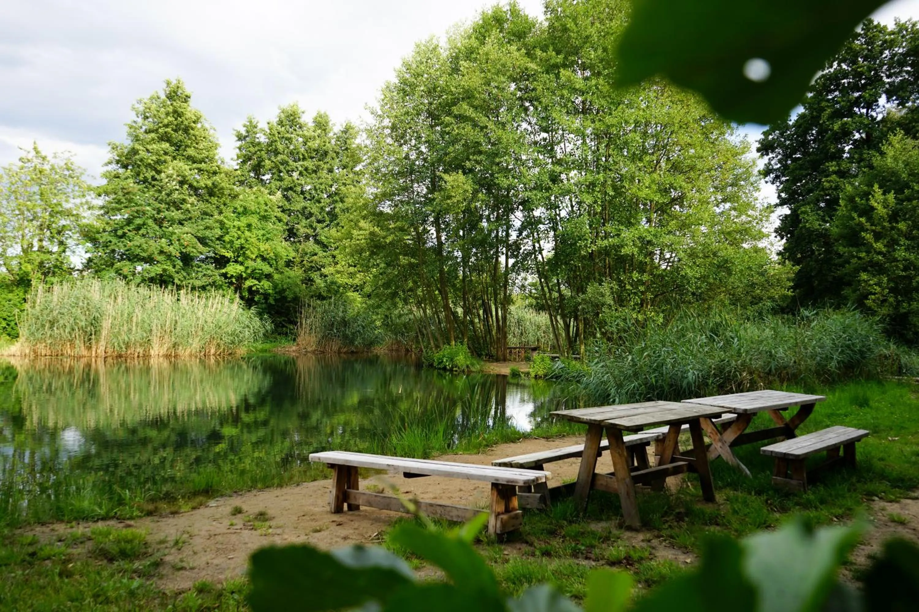 Seating area in slube an den Teichen Hoher Fläming