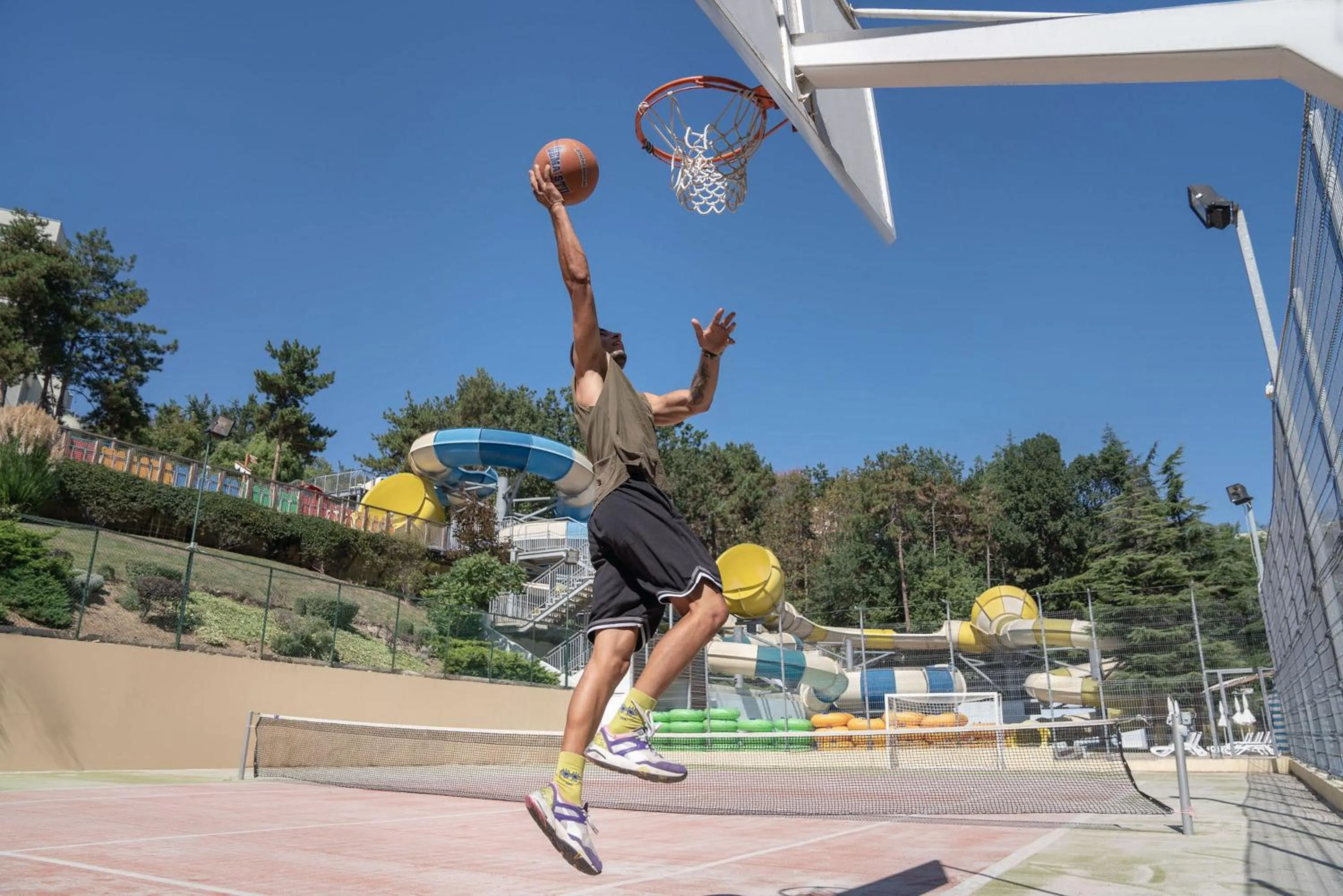 Tennis court in AquaClub GRIFID Hotel Bolero - Ultra All Inclusive & Private Beach