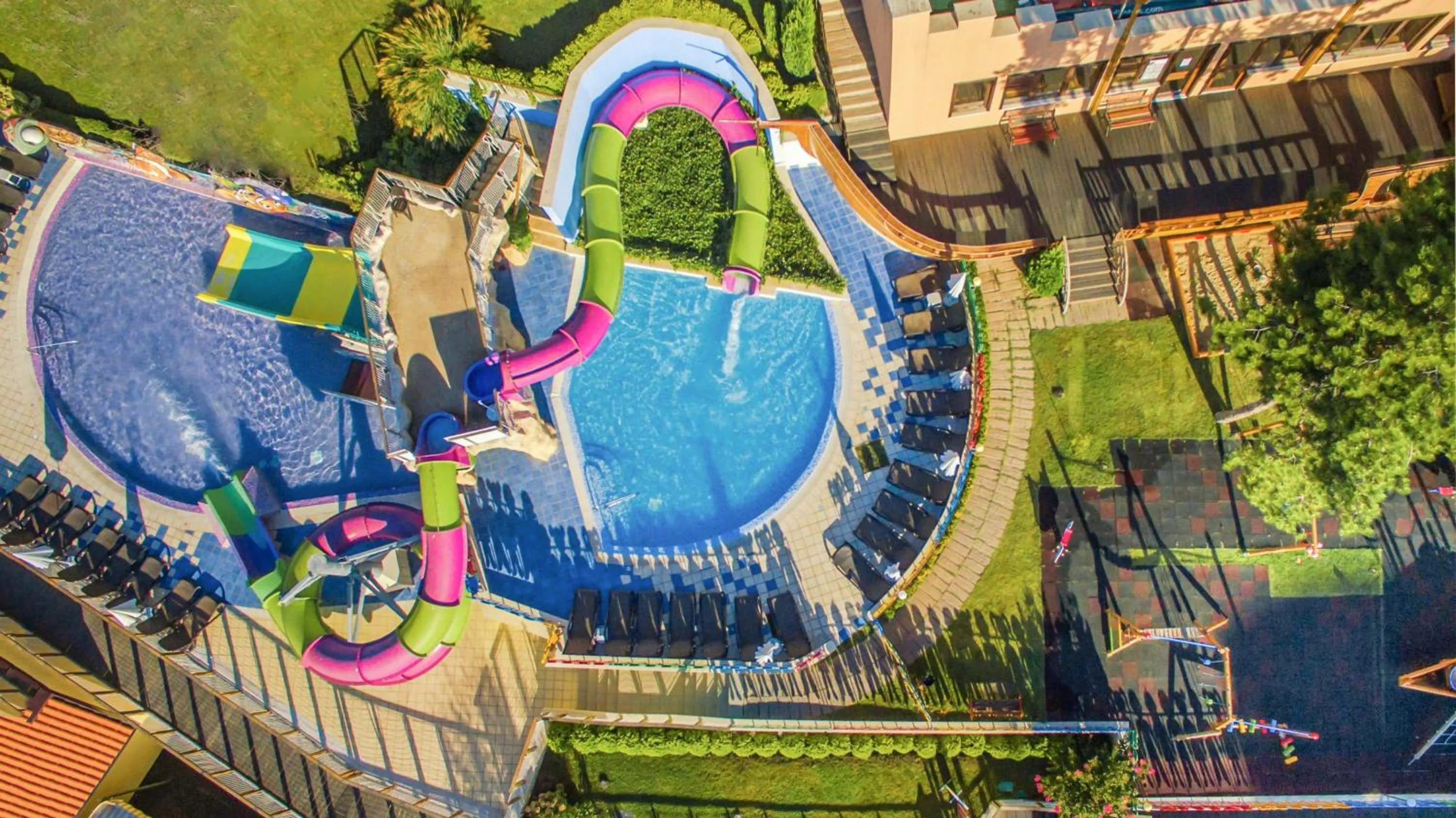 Aqua park in AquaClub GRIFID Hotel Bolero - Ultra All Inclusive & Private Beach