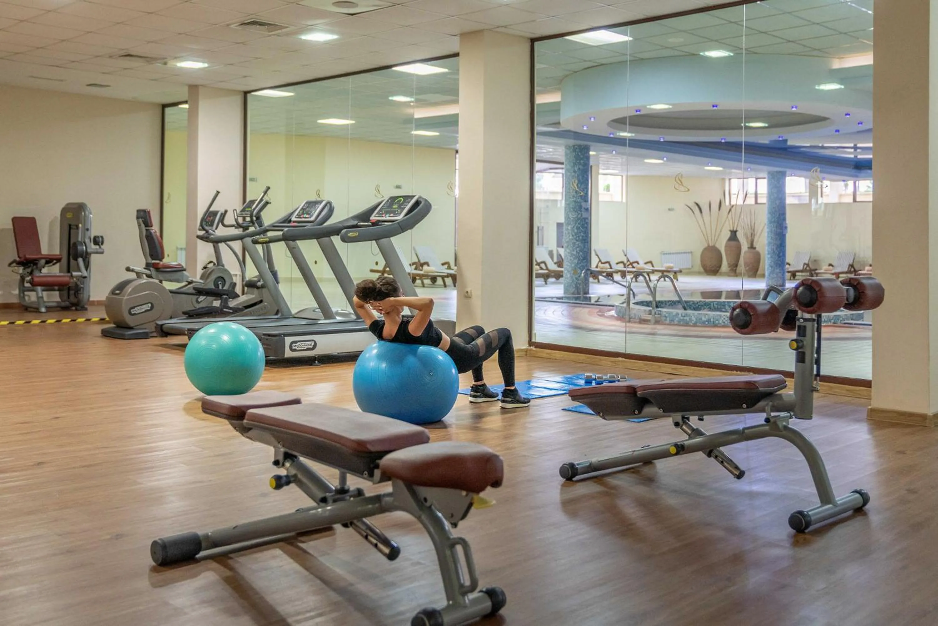 Fitness centre/facilities in AquaClub GRIFID Hotel Bolero - Ultra All Inclusive & Private Beach