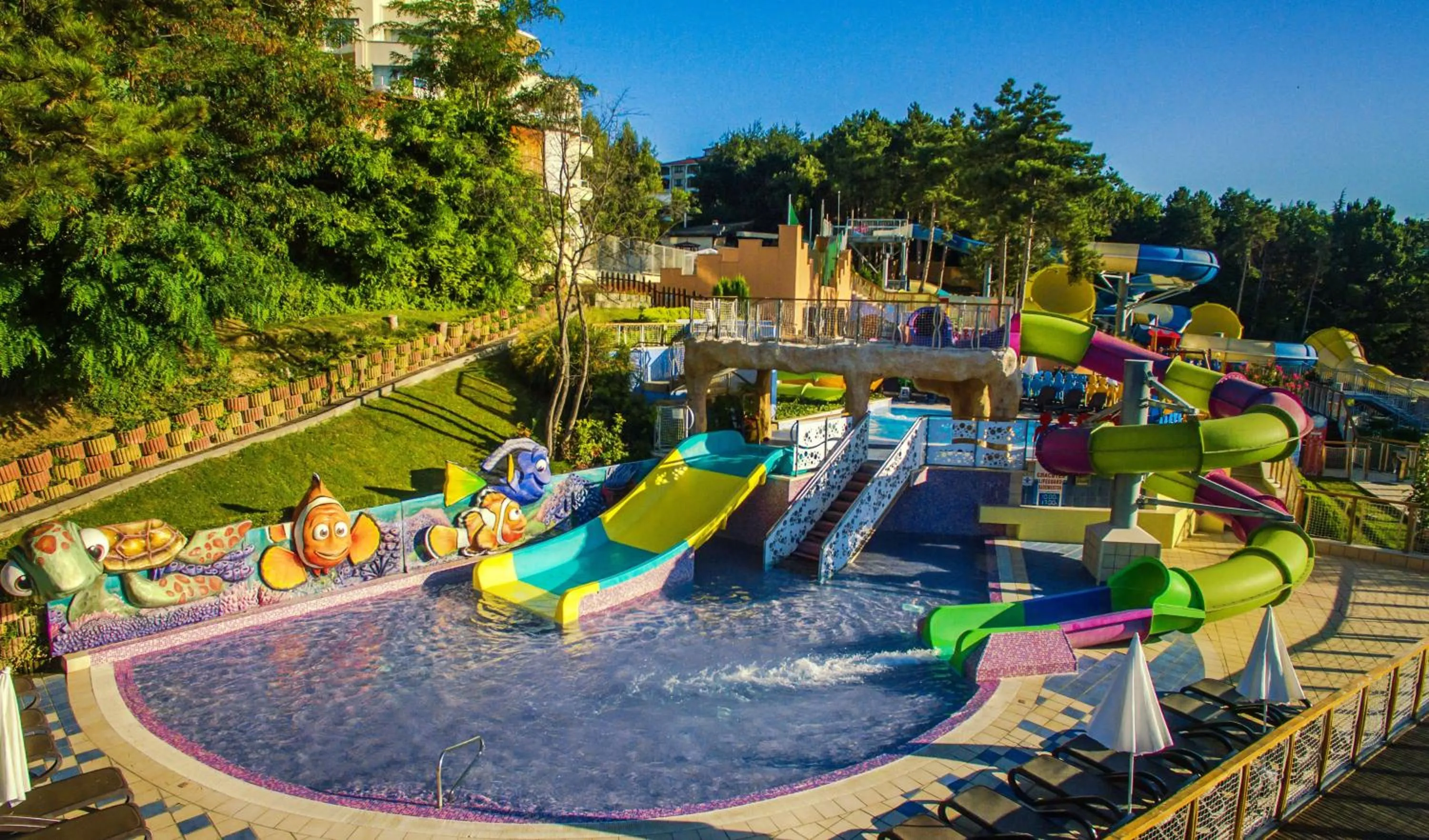 Aqua park in AquaClub GRIFID Hotel Bolero - Ultra All Inclusive & Private Beach