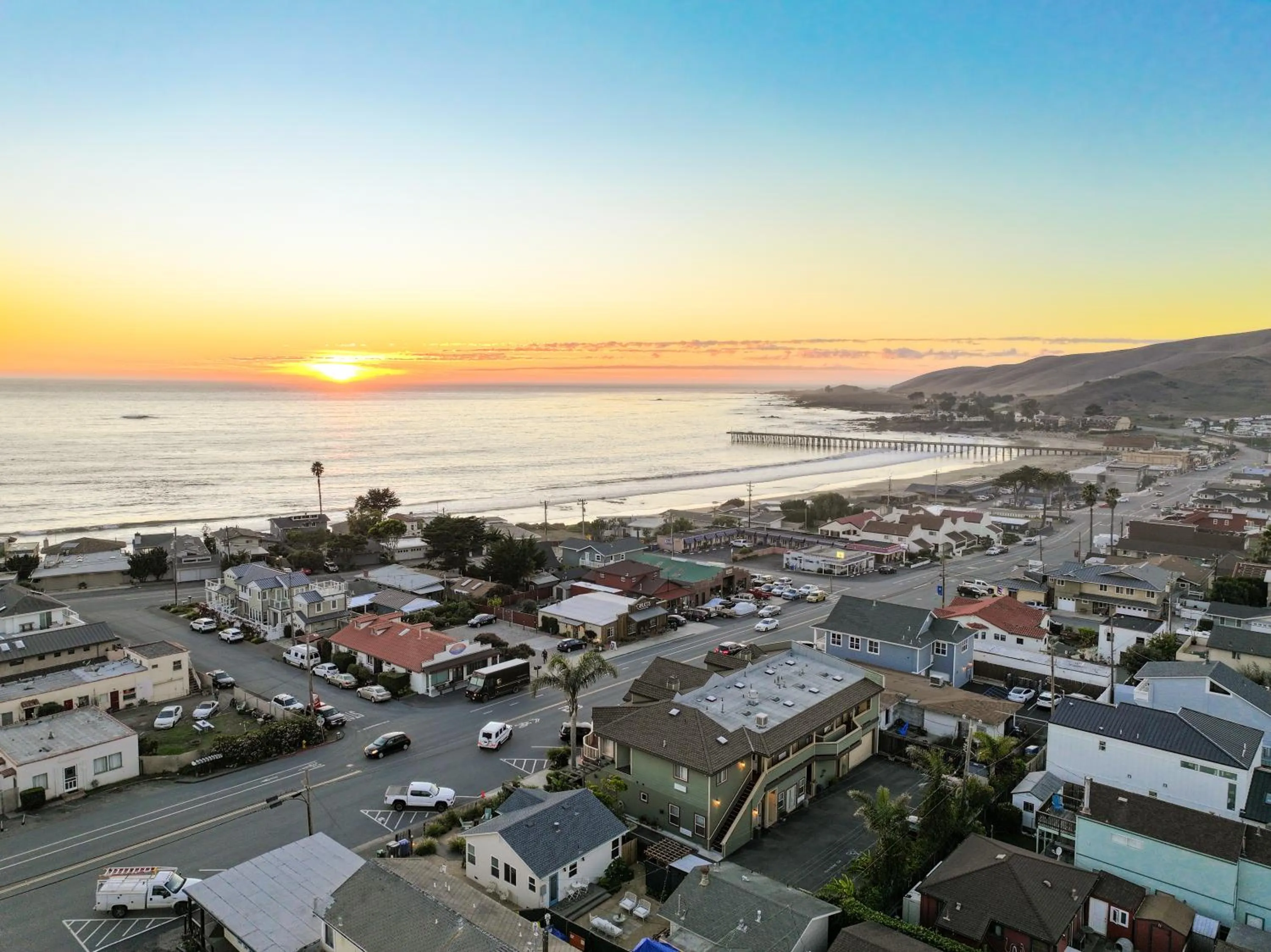 Location in Cayucos Sunset Inn