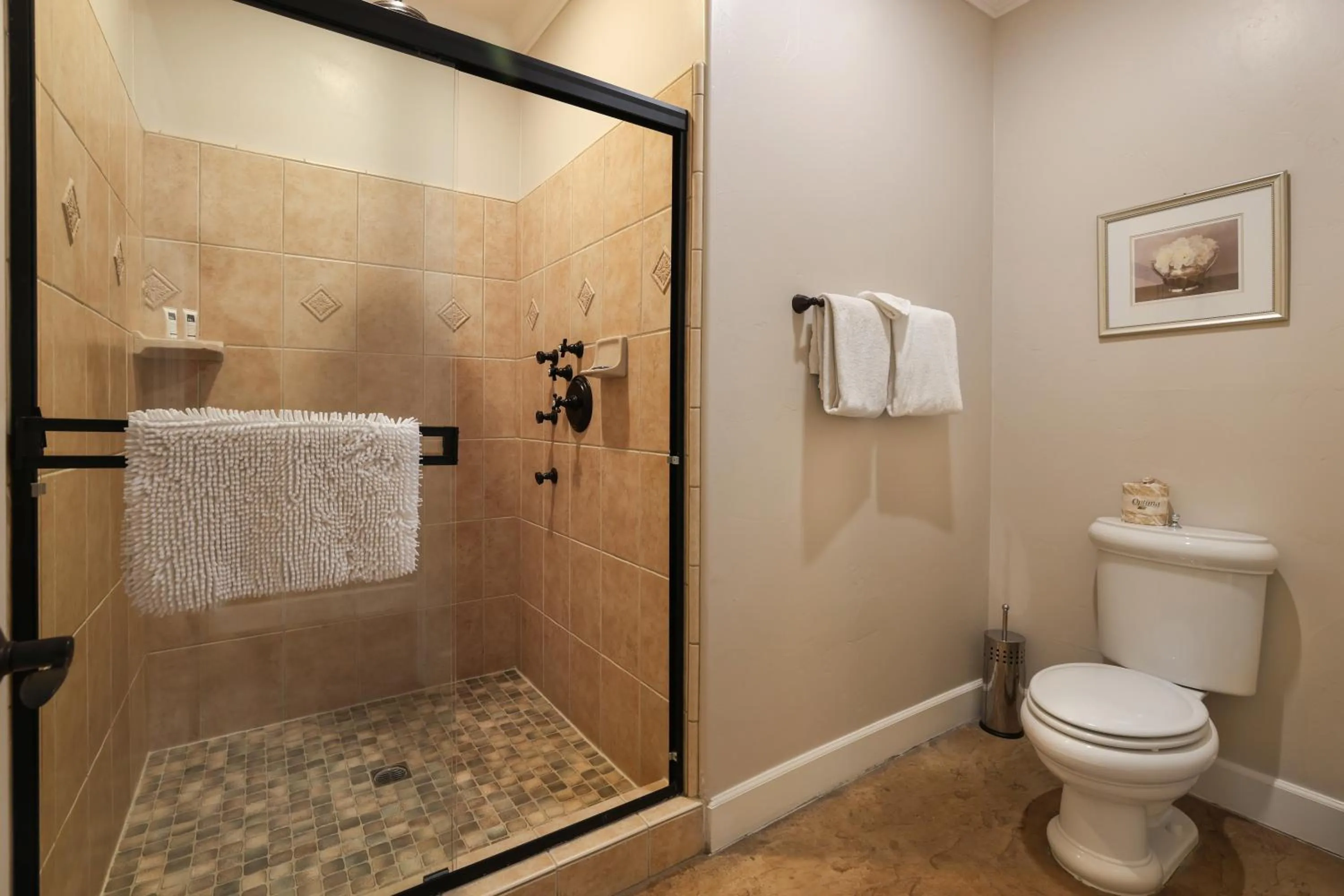 Shower in Cayucos Sunset Inn