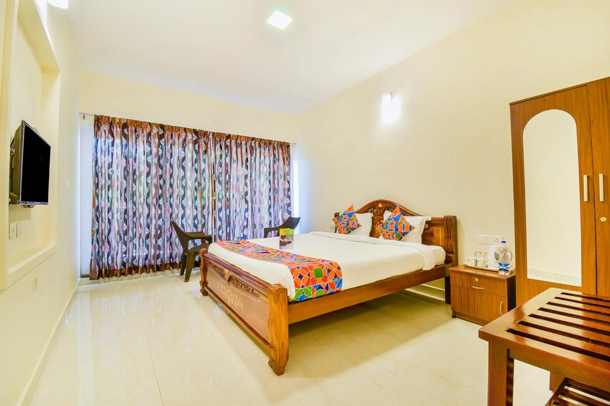 Bedroom, Bed in FabHotel Vinu Valley Resorts - Nr Ketti Valley View Point
