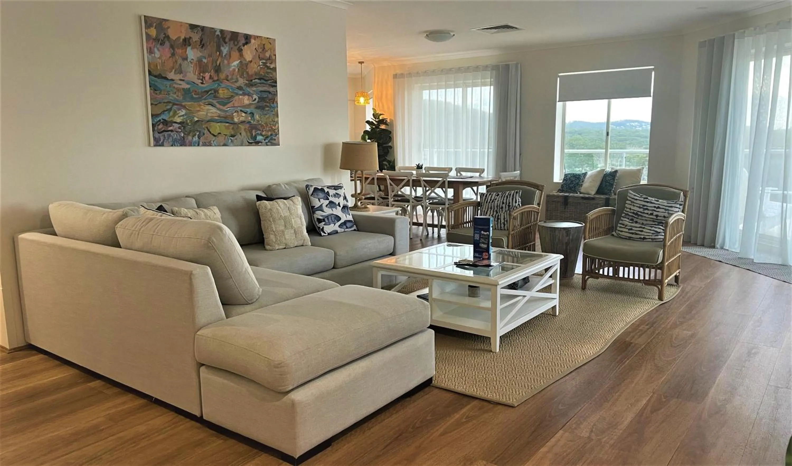 Living room in Ramada Resort by Wyndham Shoal Bay