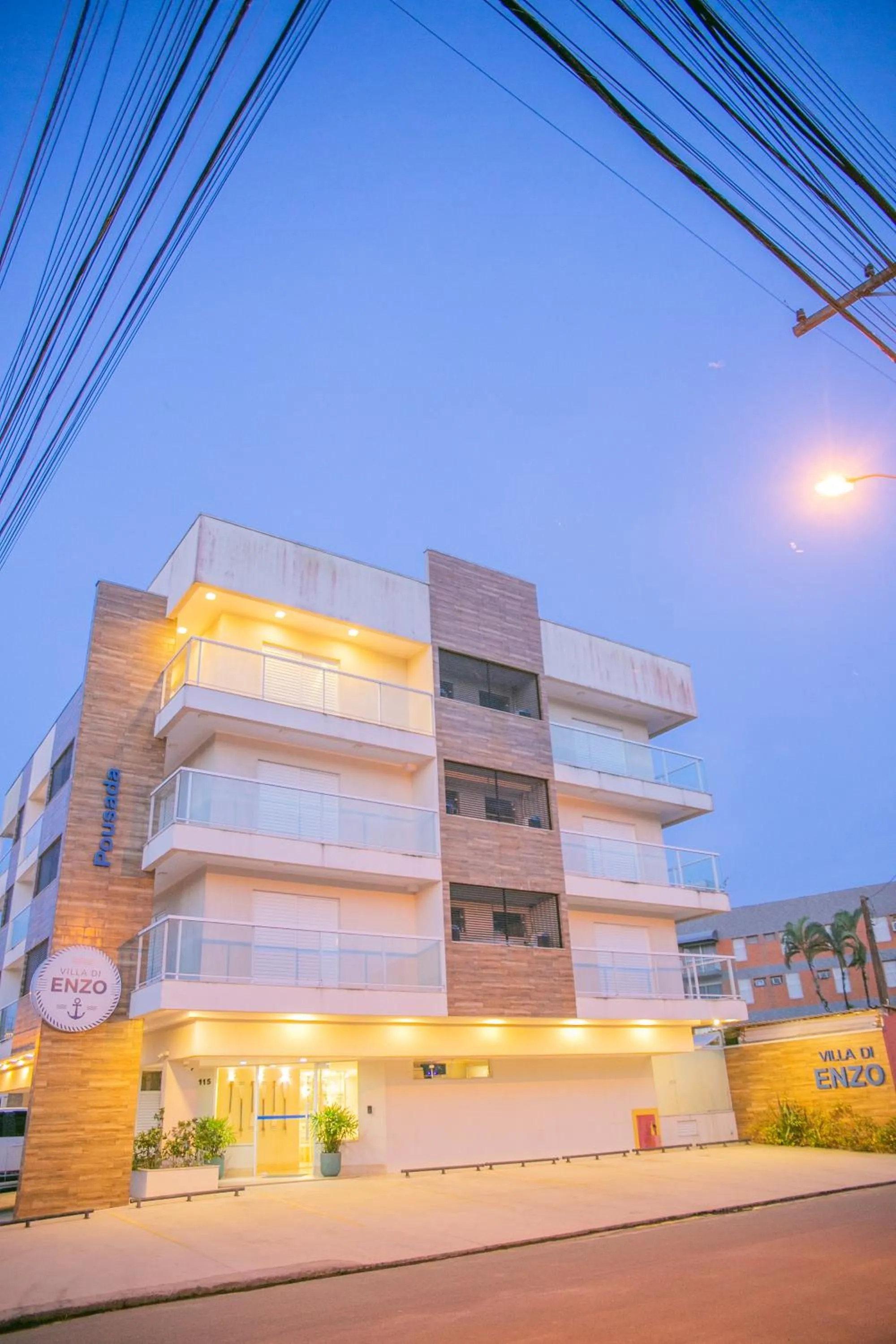 Property building in Pousada Villa Di Enzo