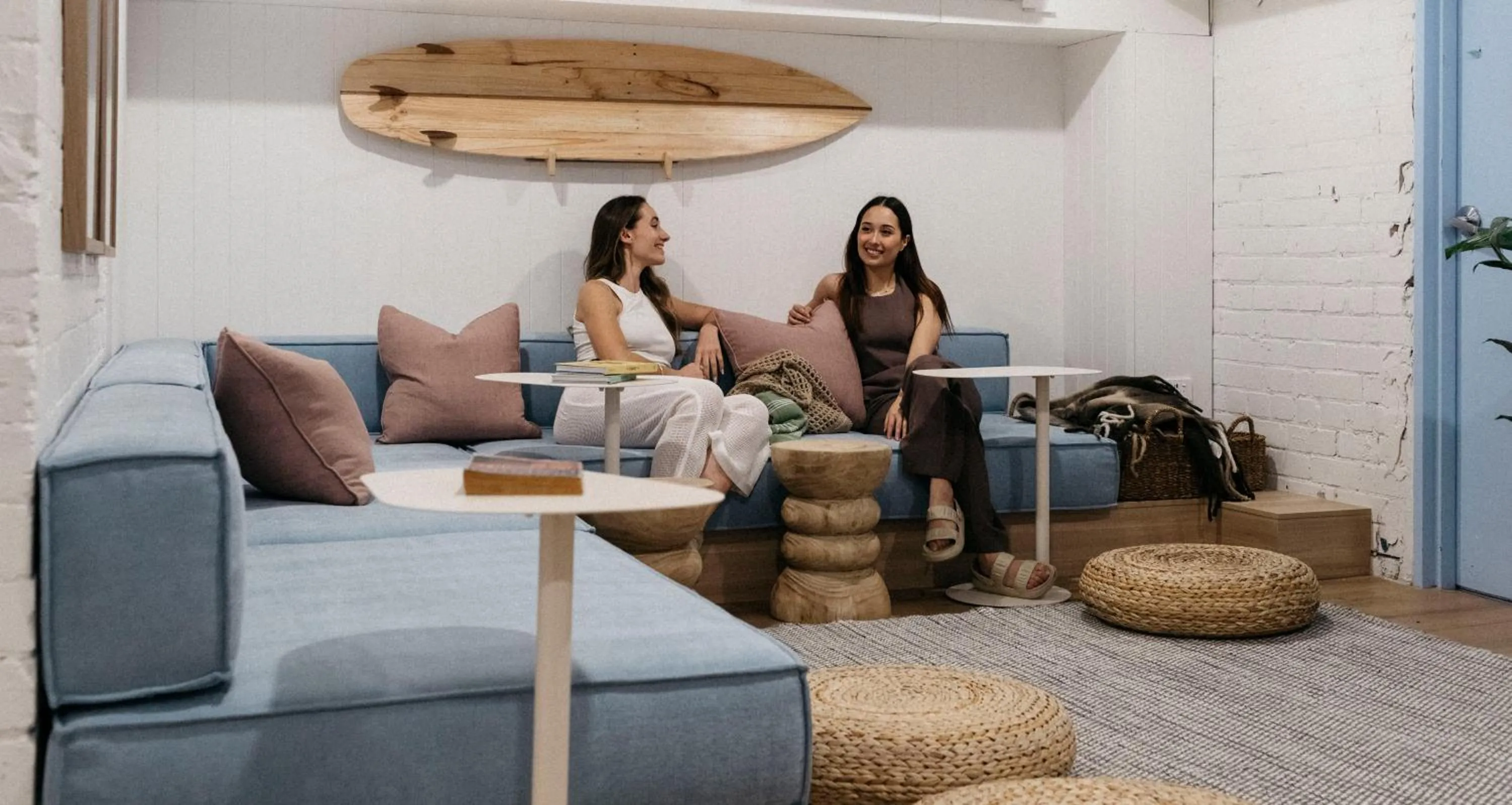 Seating area in Little Drifter Bondi