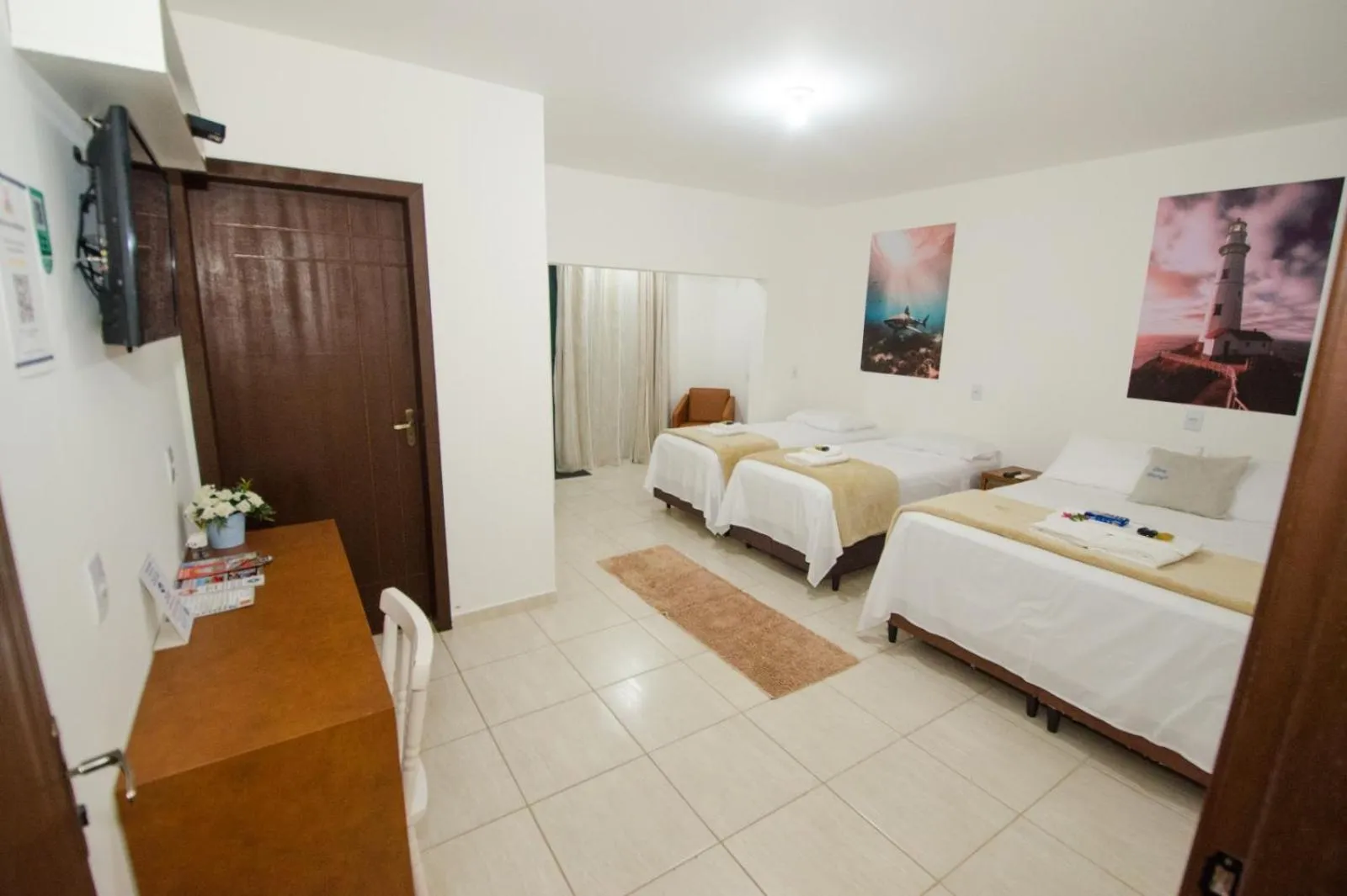 Bed in Pousada Dom Marujo