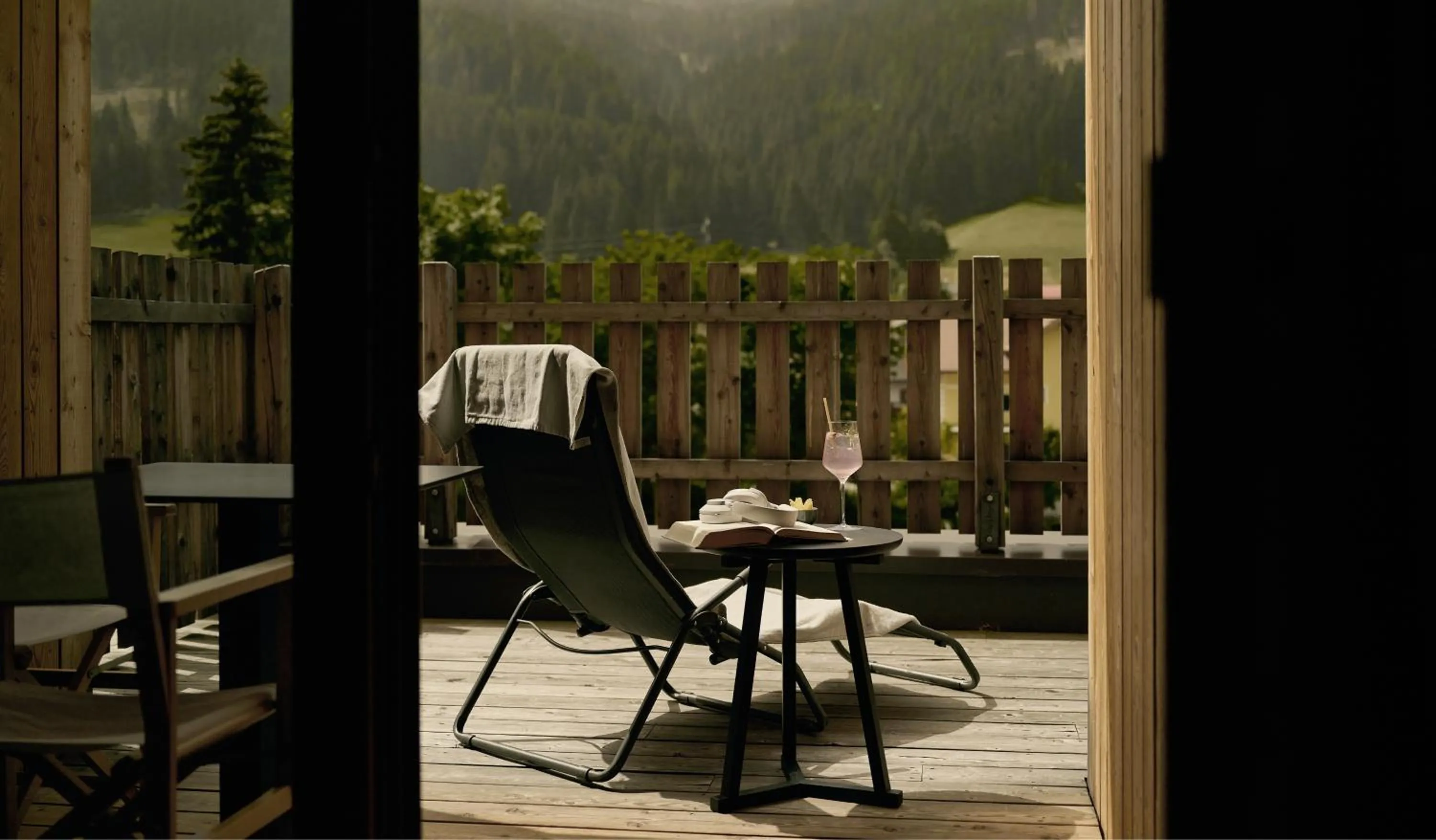 Balcony/Terrace in Hirben Naturlaub