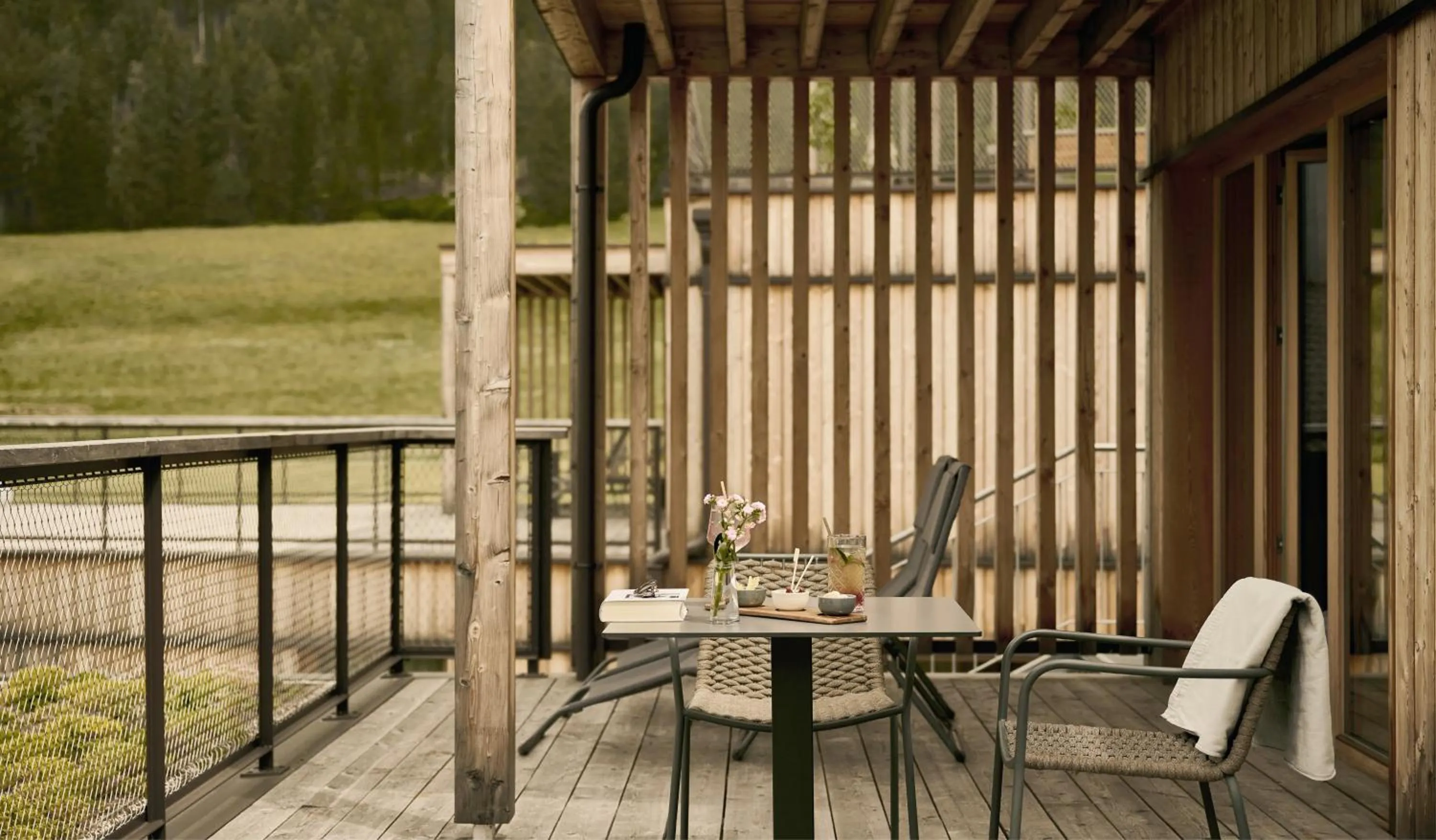 Balcony/Terrace in Hirben Naturlaub