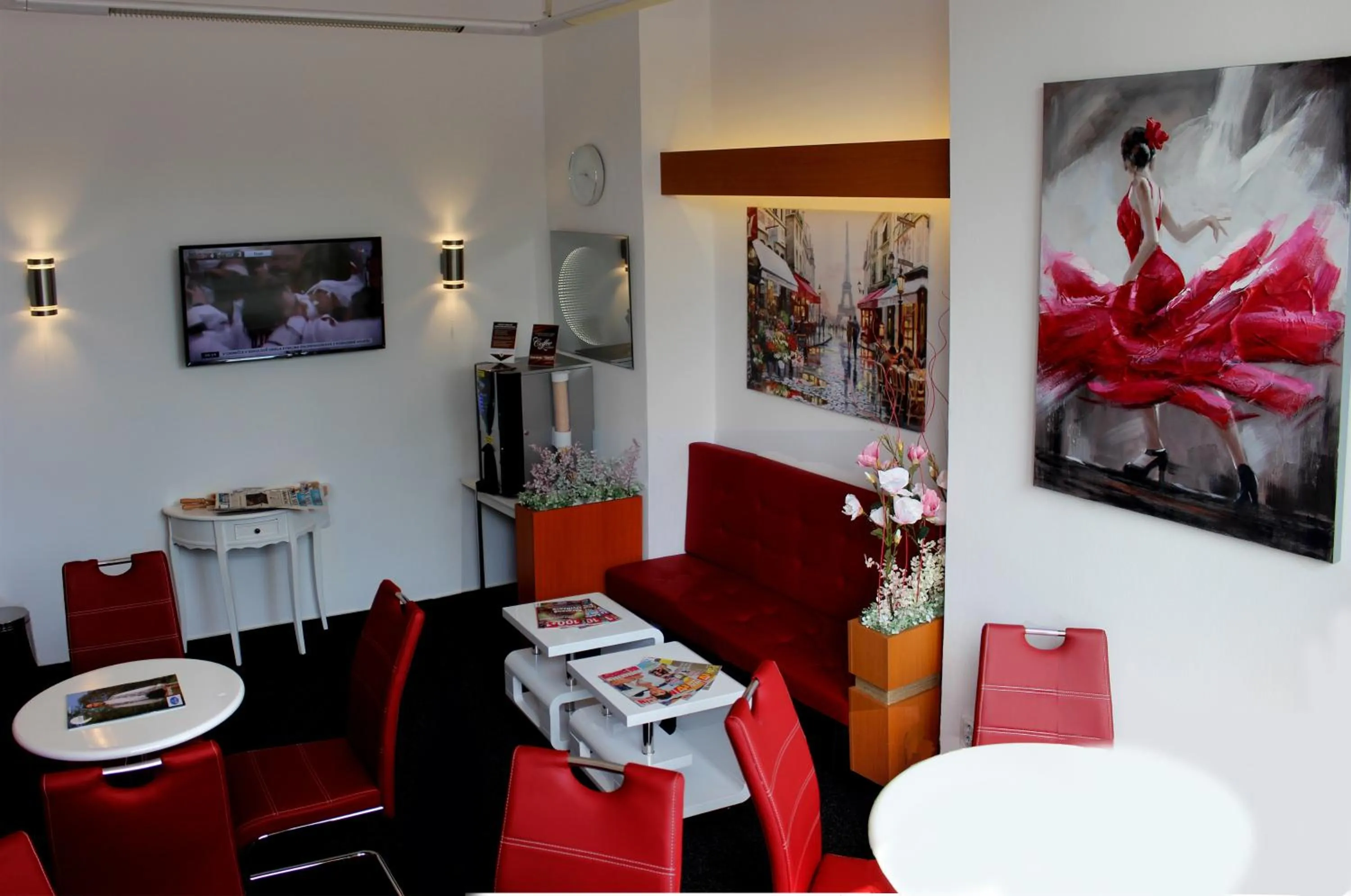 Lobby or reception in Hotel Veronika