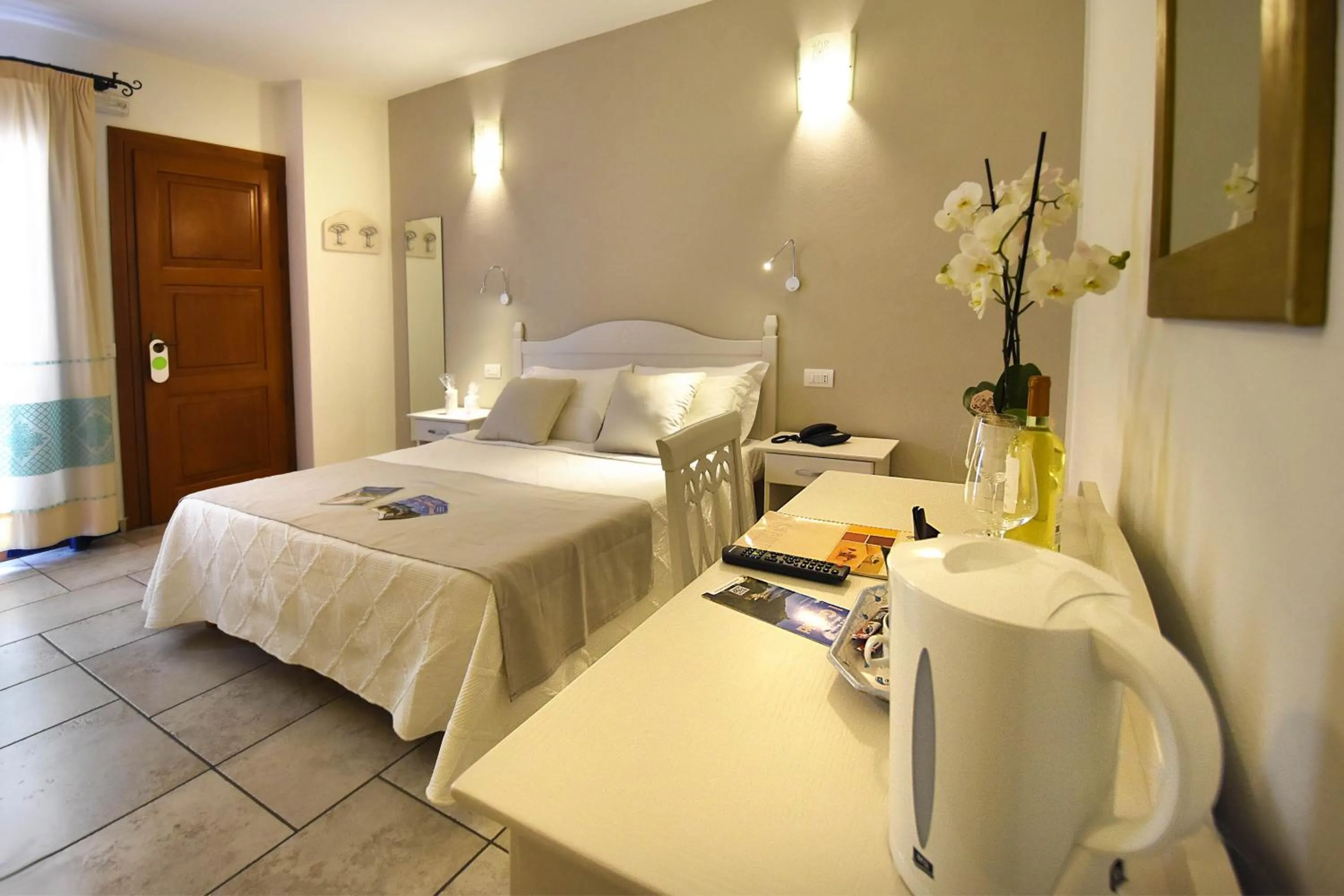 Bed in Hotel I Graniti