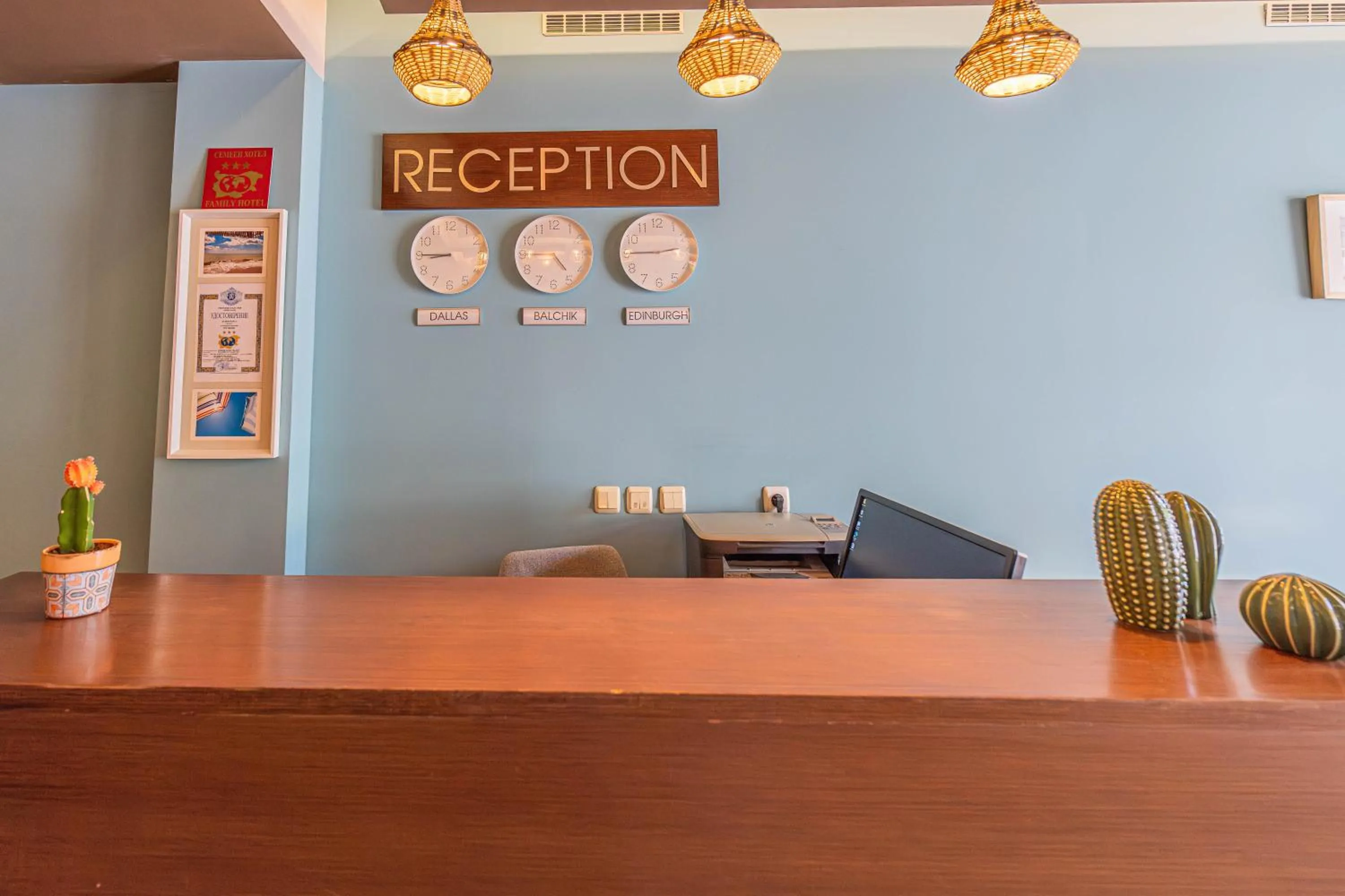 Lobby or reception in Valeo Hotel