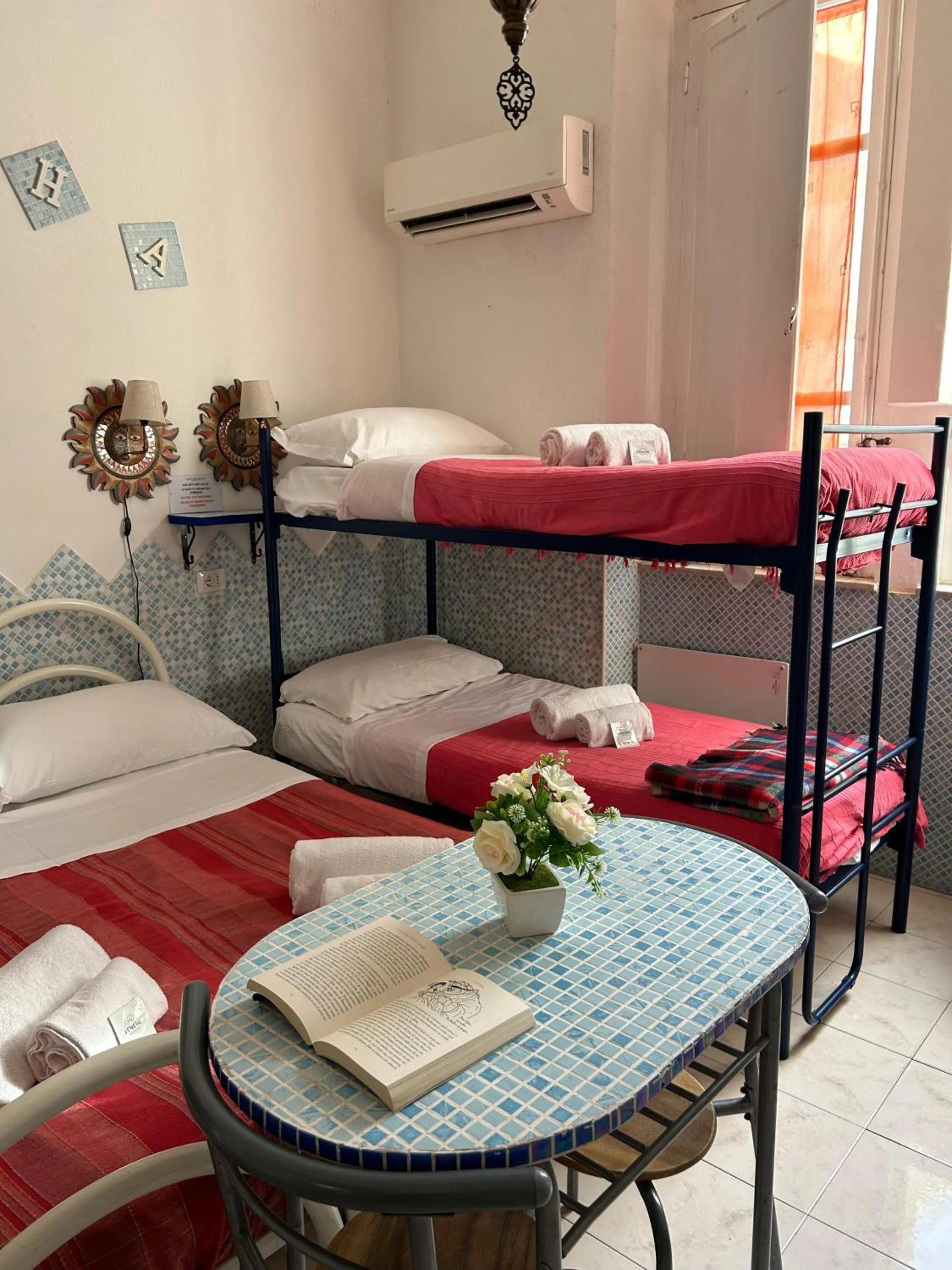 Bed in Villa Arazurrina