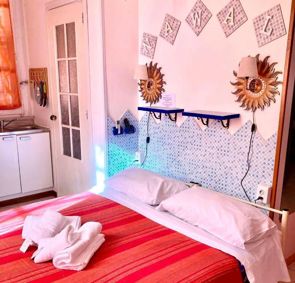 Bed in Villa Arazurrina