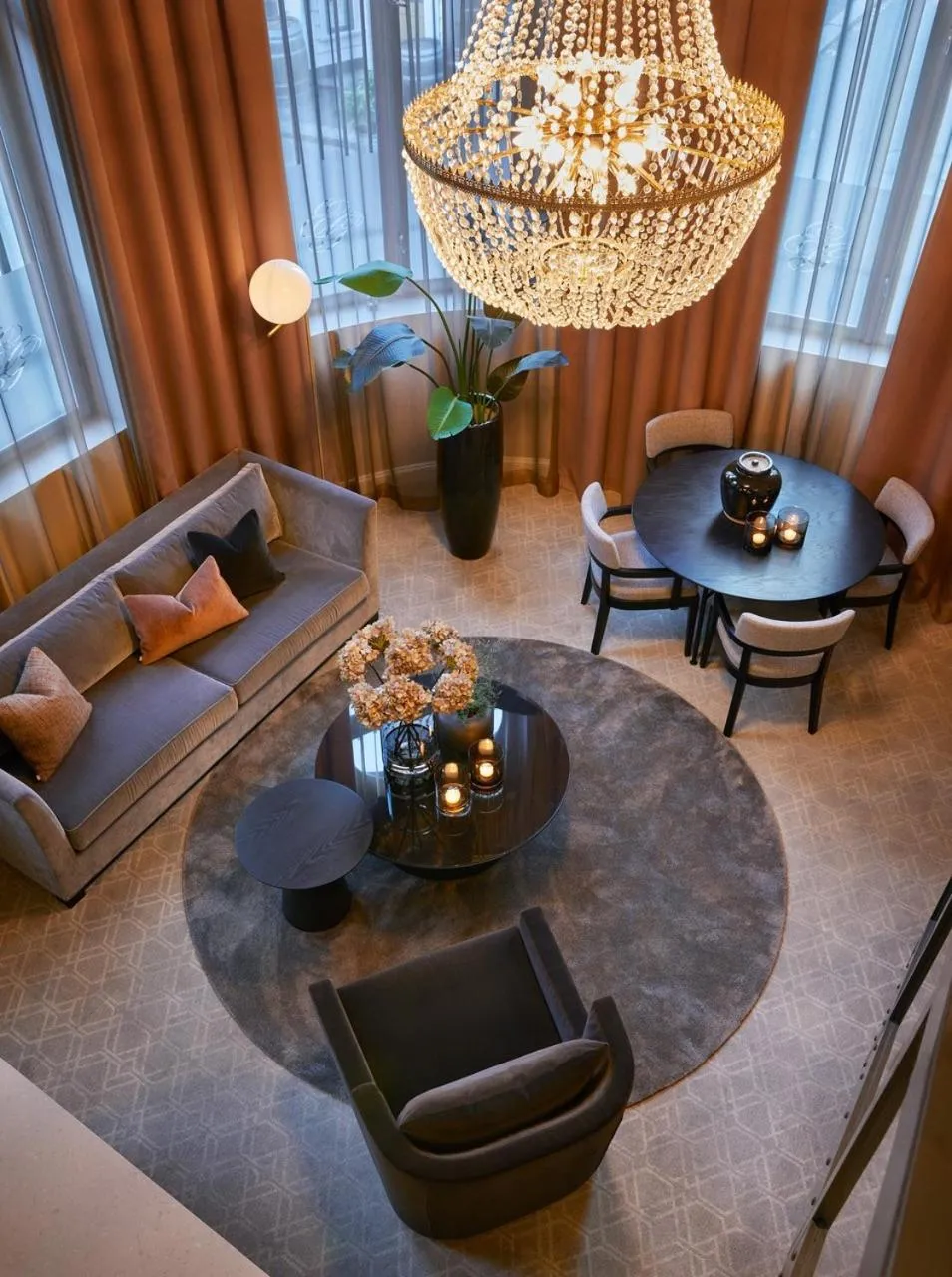 Living room in Opus 16, a Member of Small Luxury Hotels