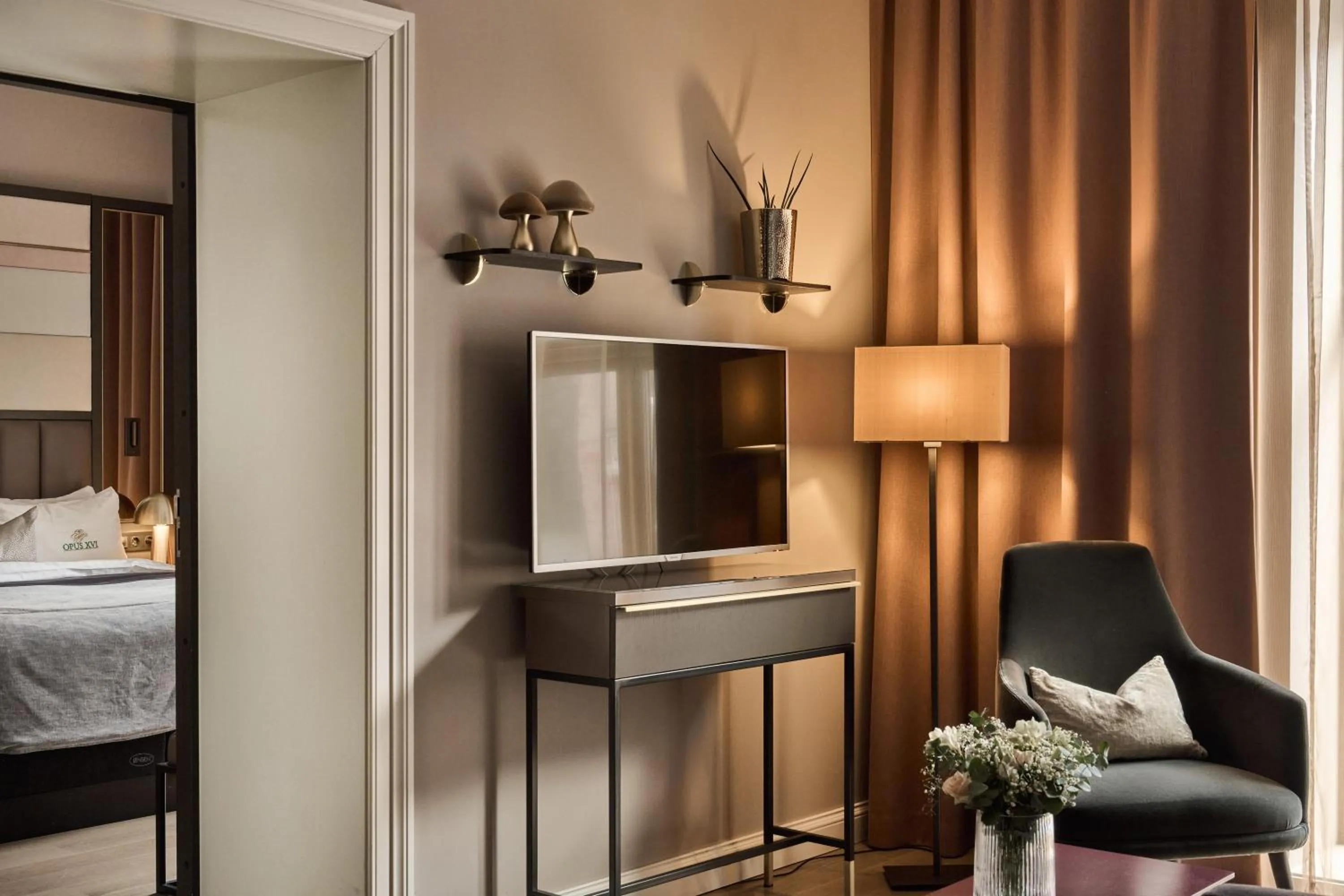 Bed in Opus 16, a Member of Small Luxury Hotels