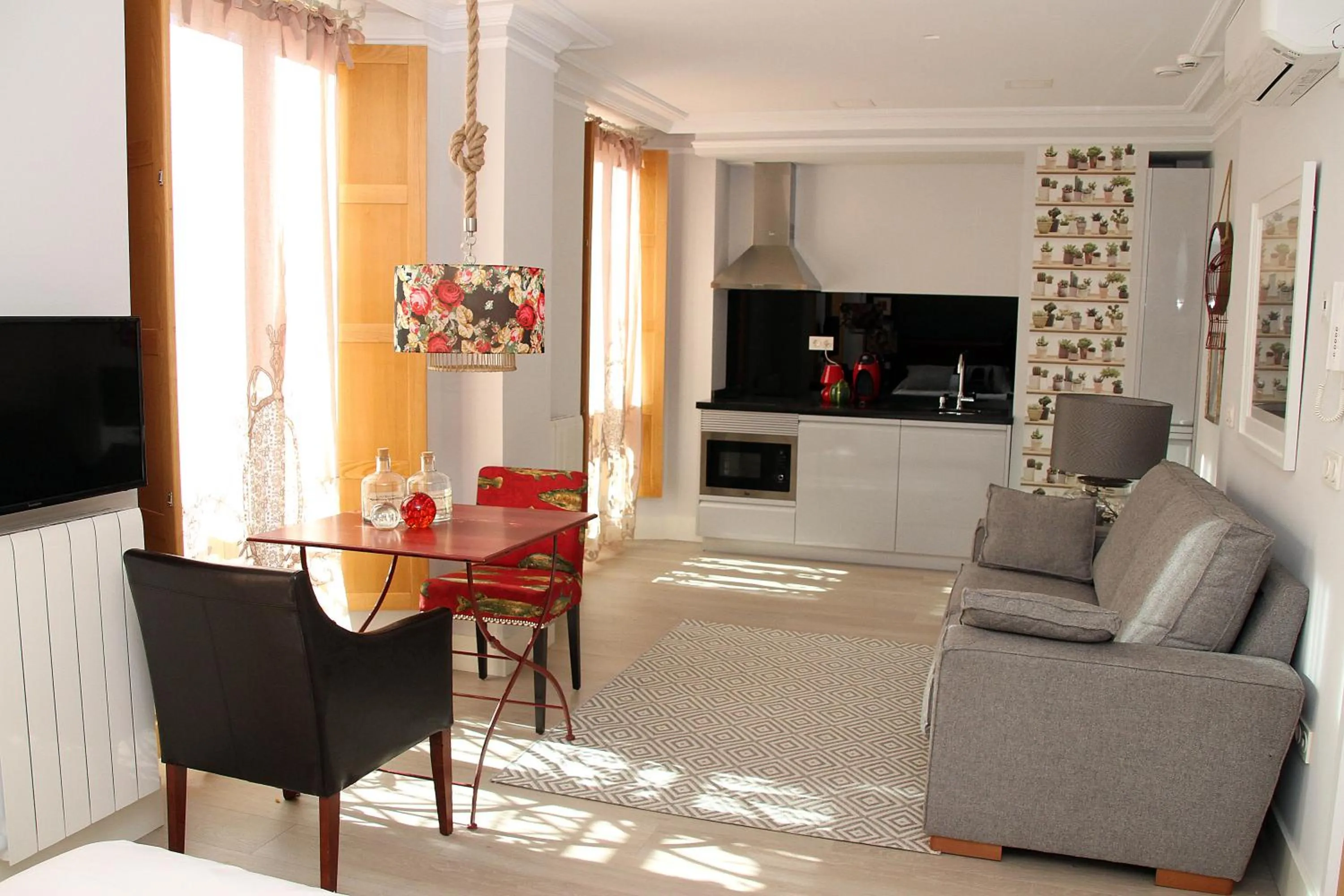 Living room in Principia Suites