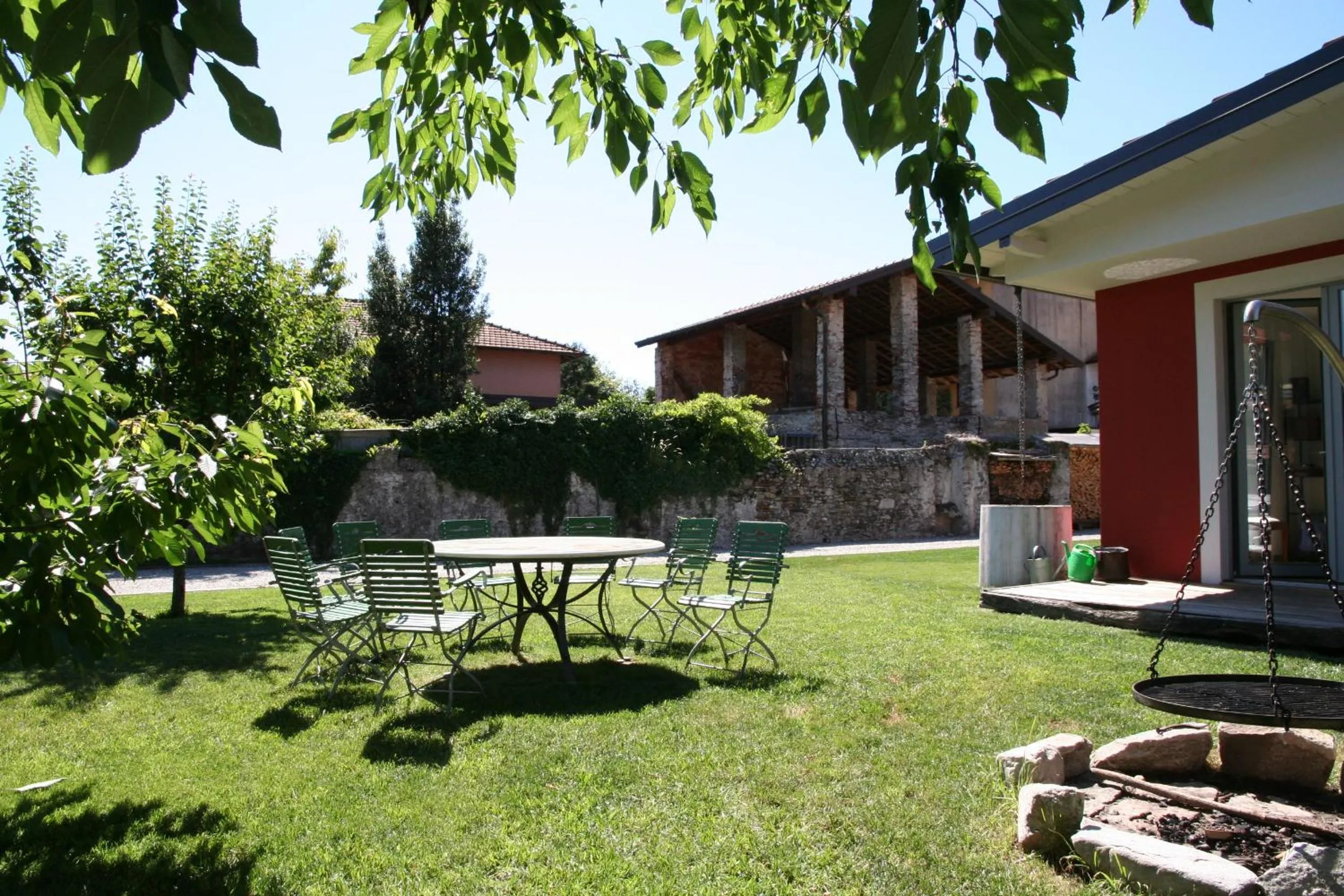 Garden in La Baita Dinner & Bed