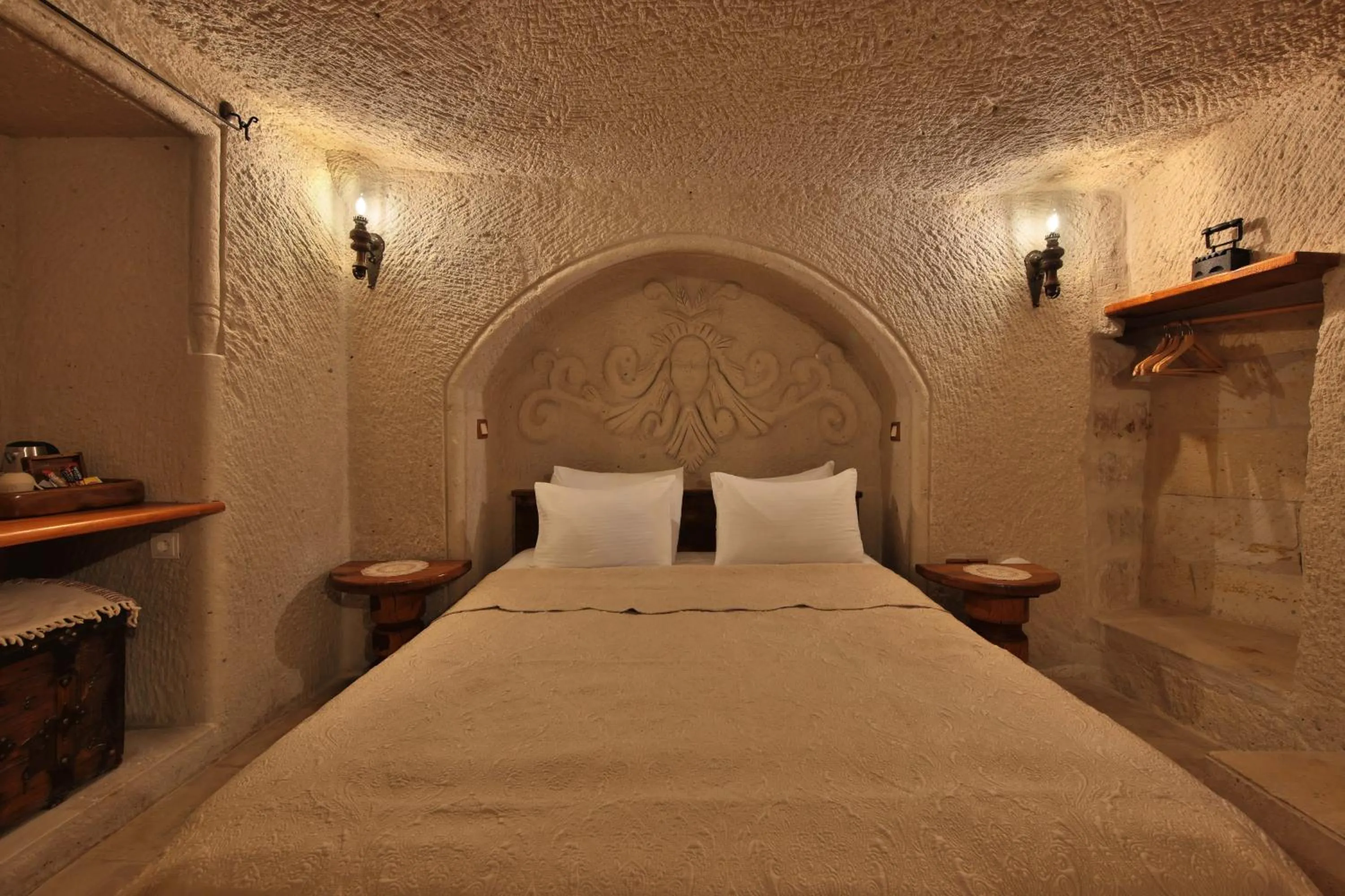 Bed in Koza Cave Hotel