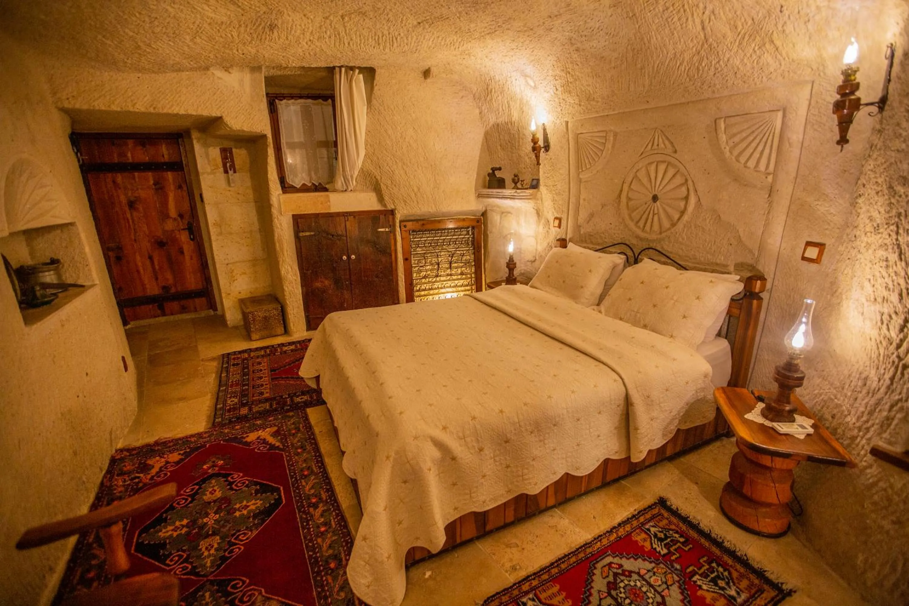 Bed in Koza Cave Hotel