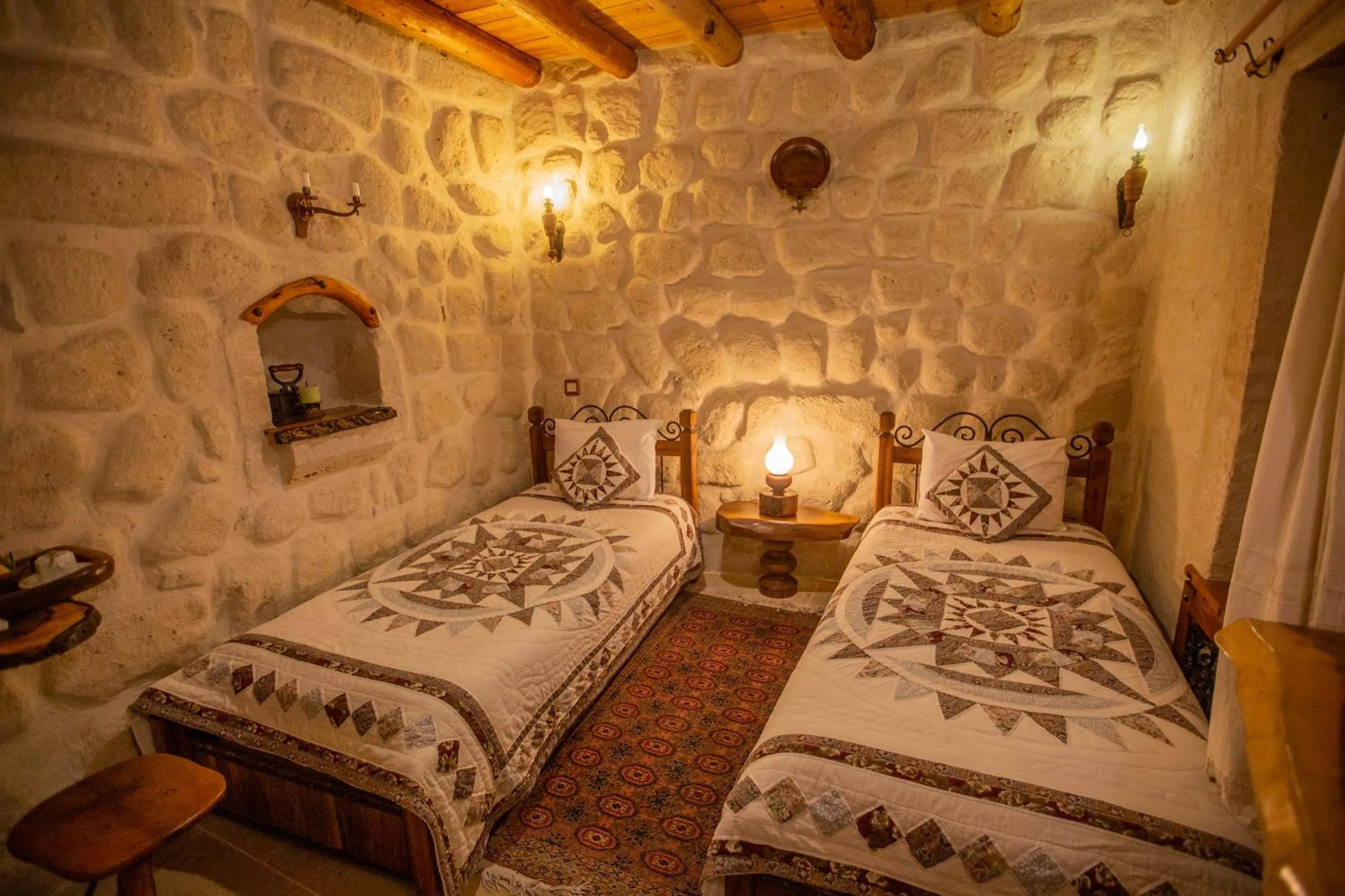 Bed in Koza Cave Hotel