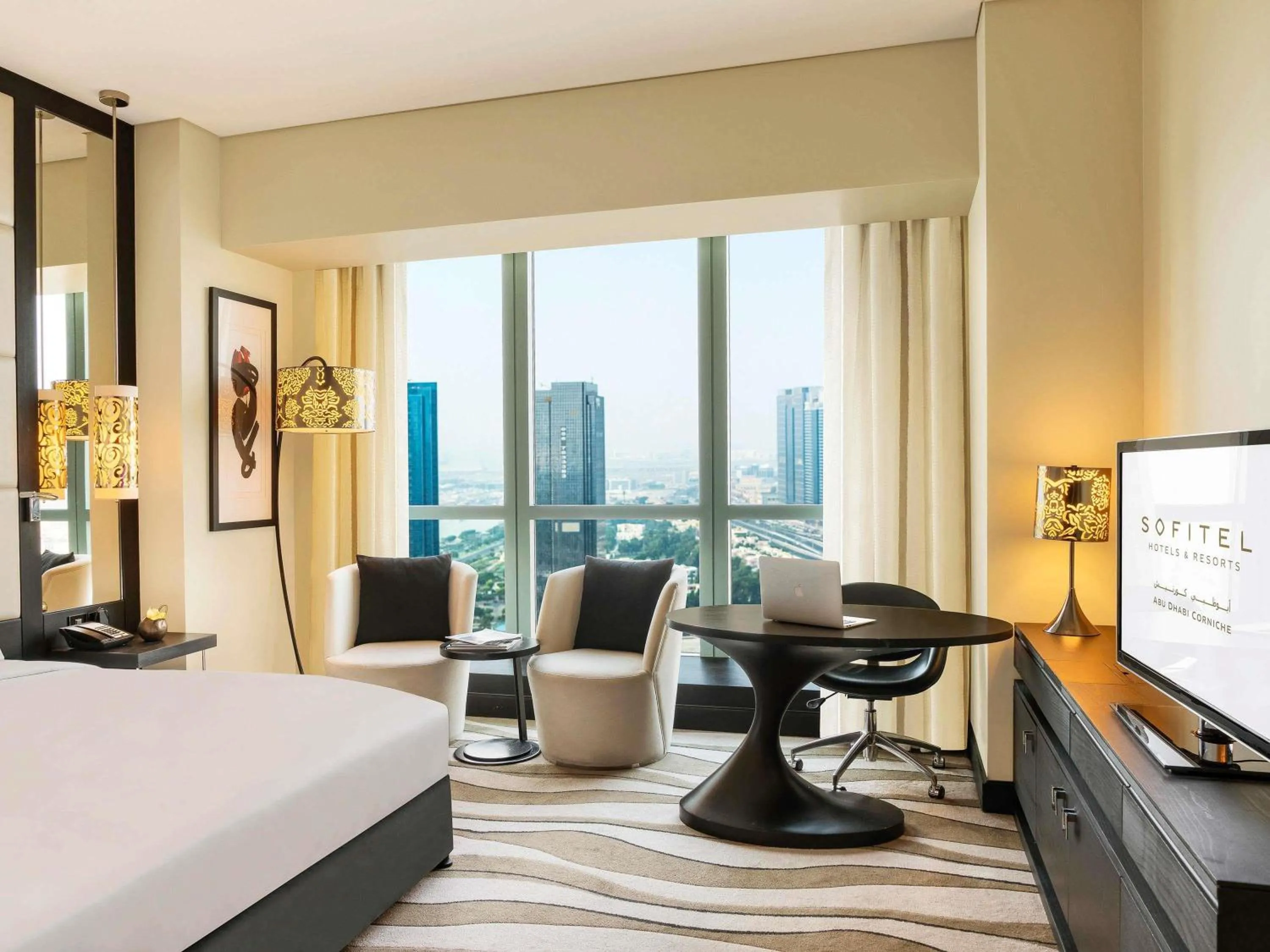 Bedroom, Bed in Sofitel Abu Dhabi Corniche