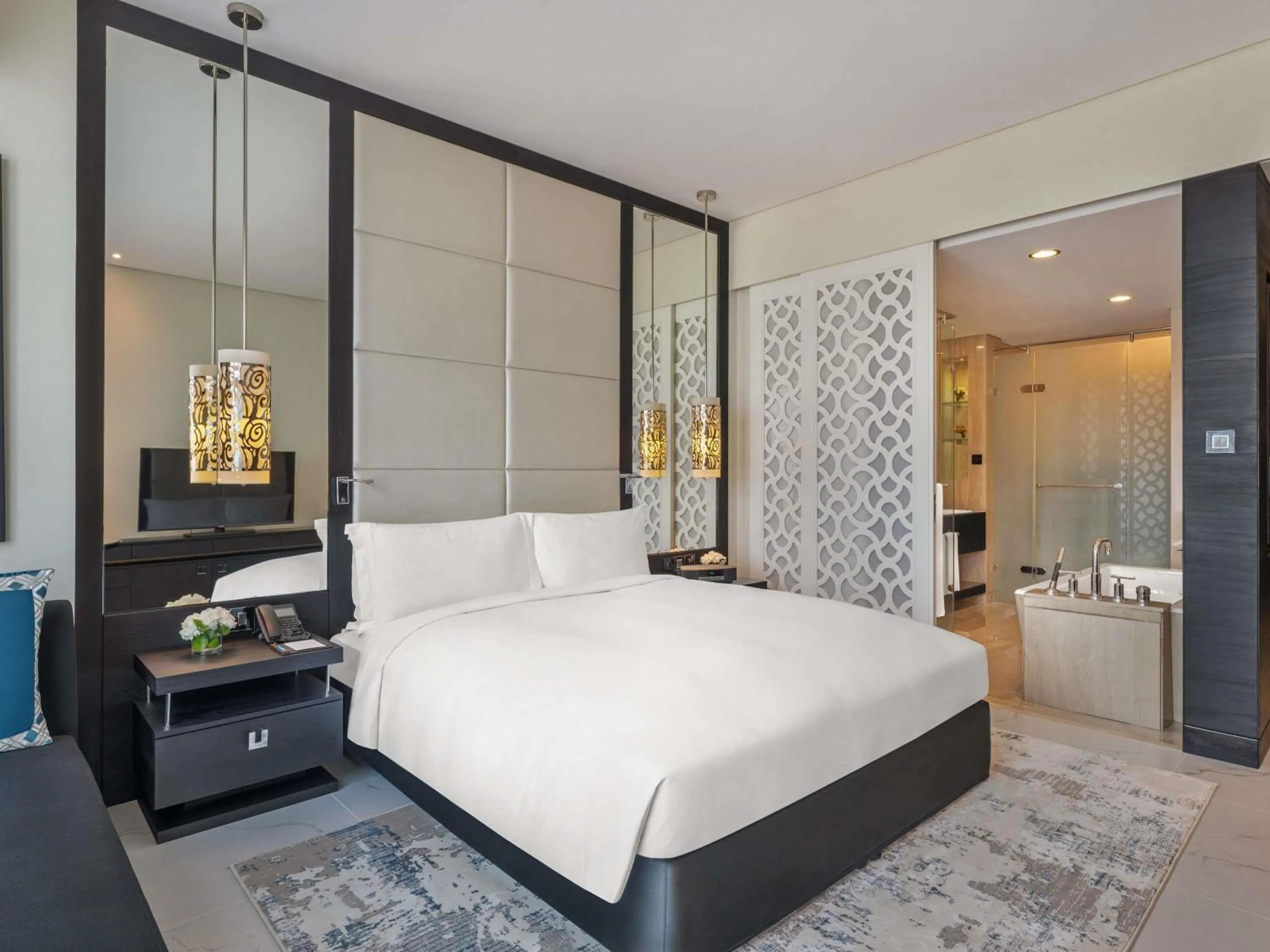 Bedroom, Bed in Sofitel Abu Dhabi Corniche