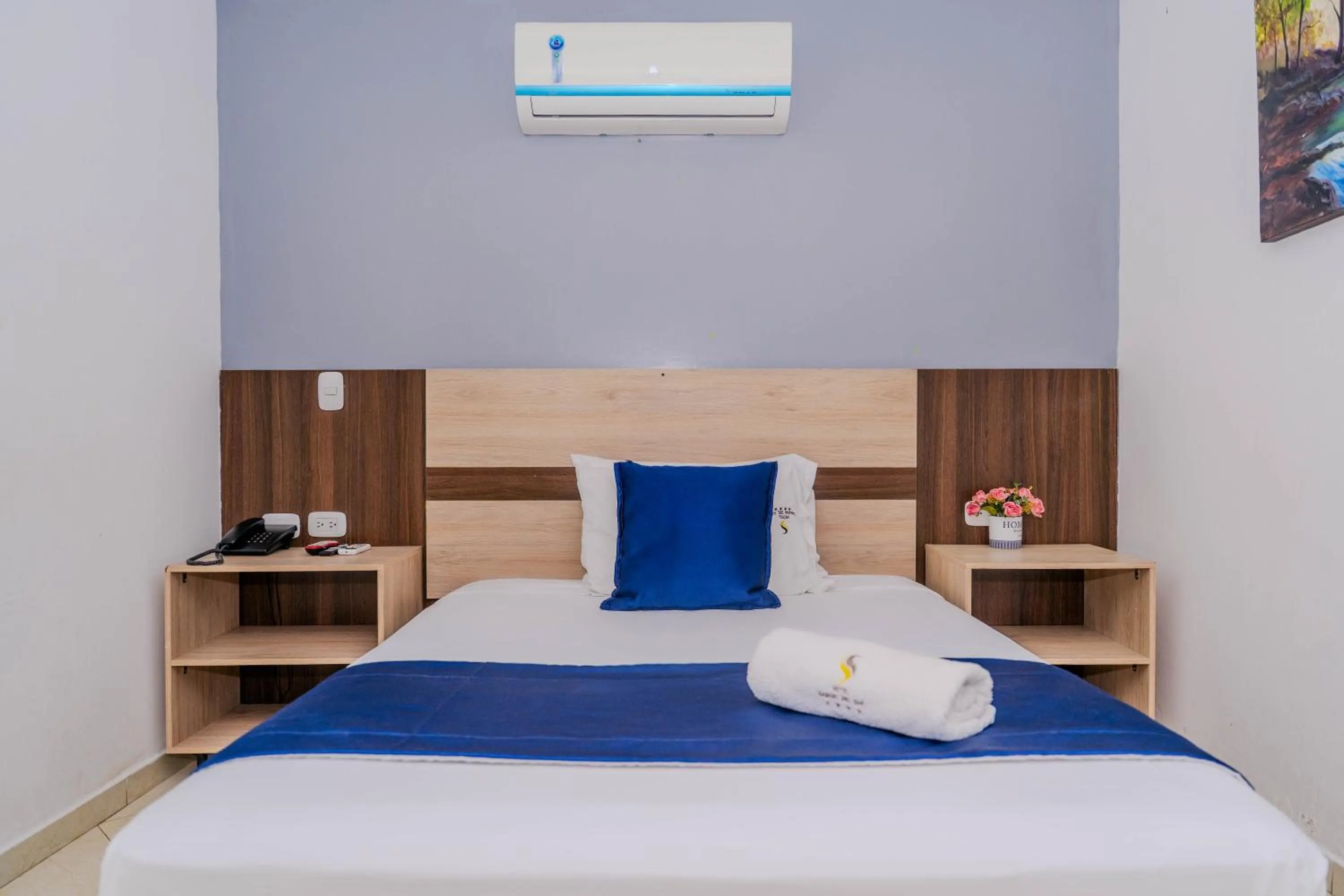 Bed in Hotel Sabana del Sinu