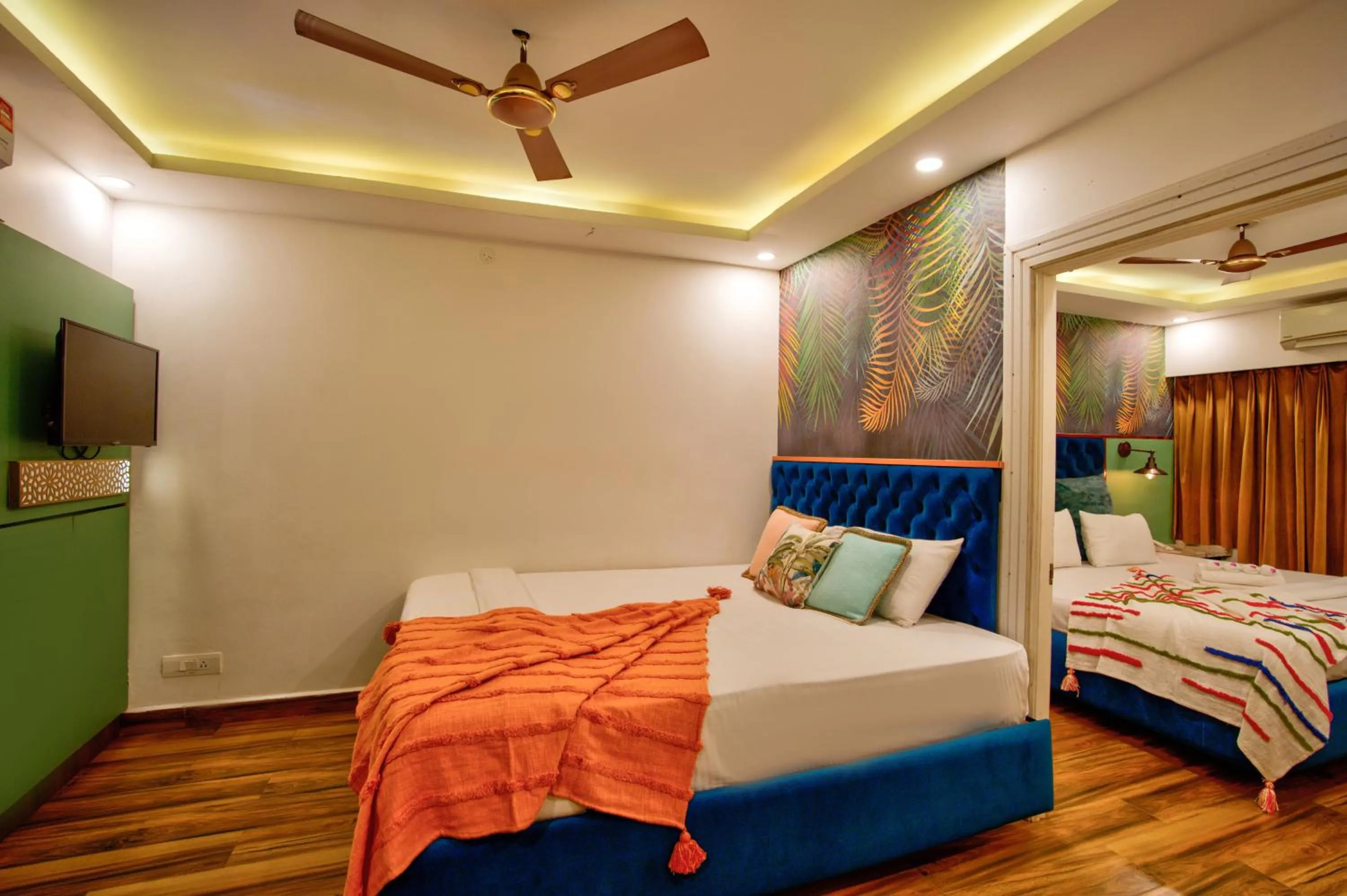 Bed in Lemonmint Svelton Manor