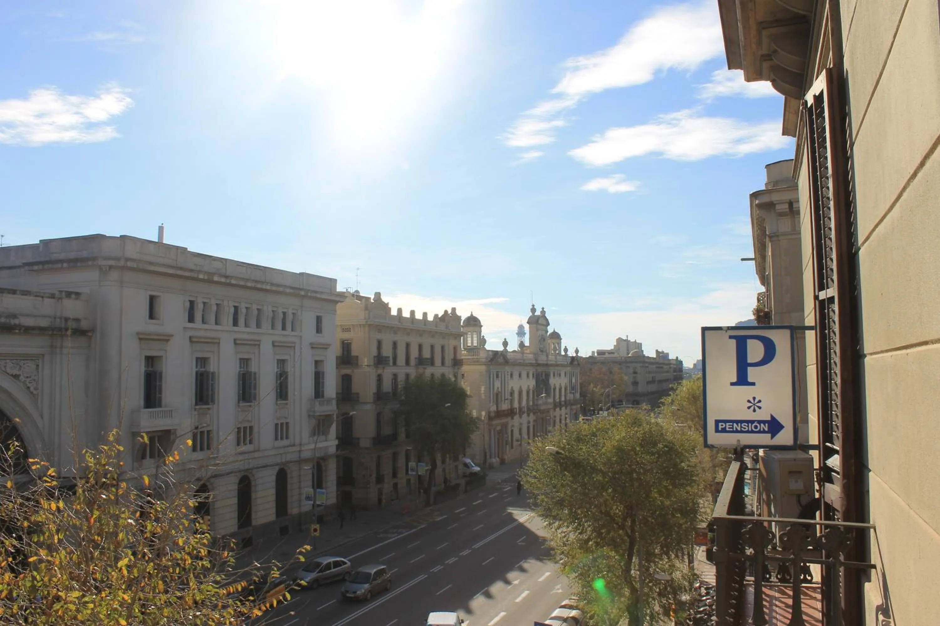 View (from property/room) in Pension Ciudadela