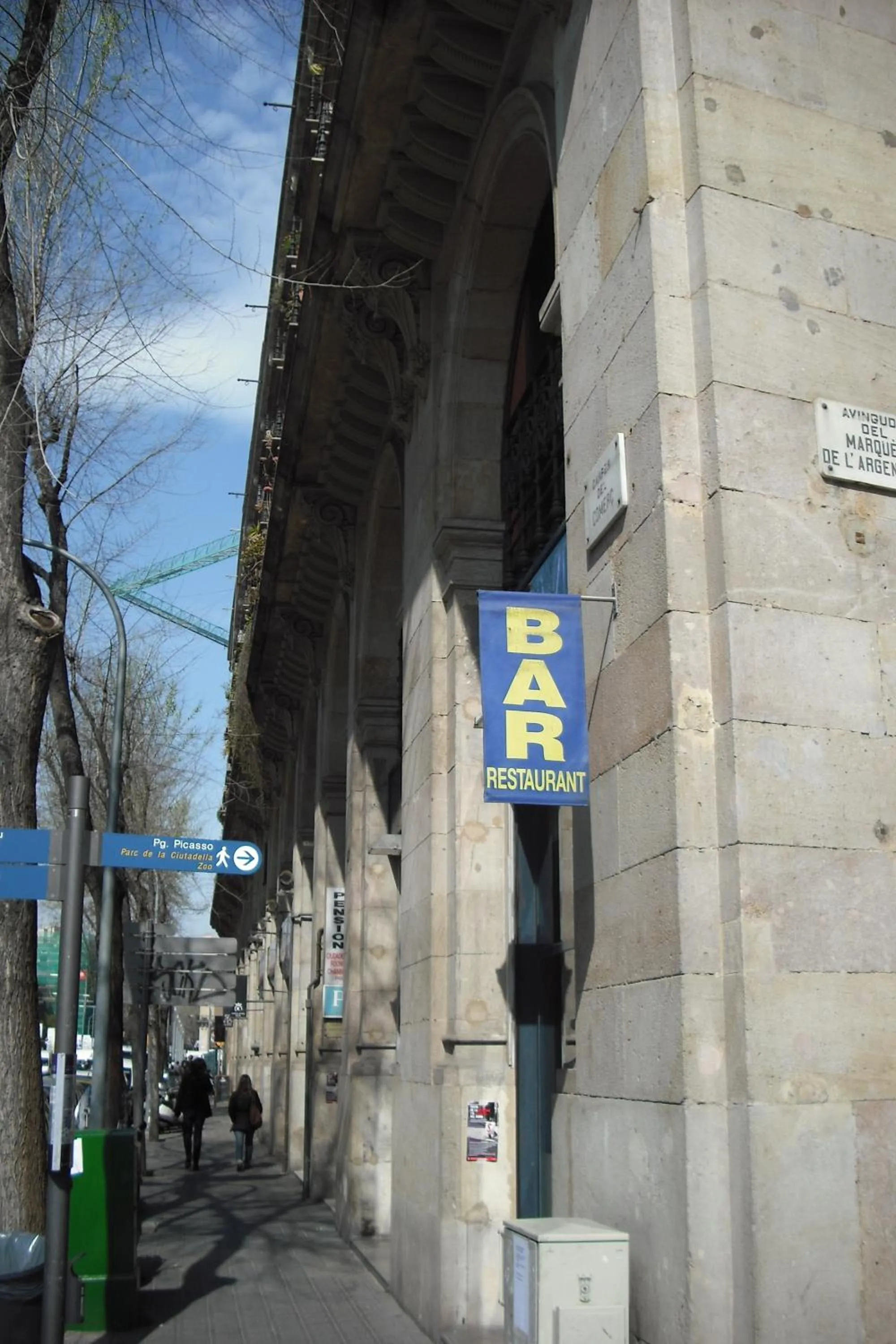 Facade/entrance in Pension Ciudadela