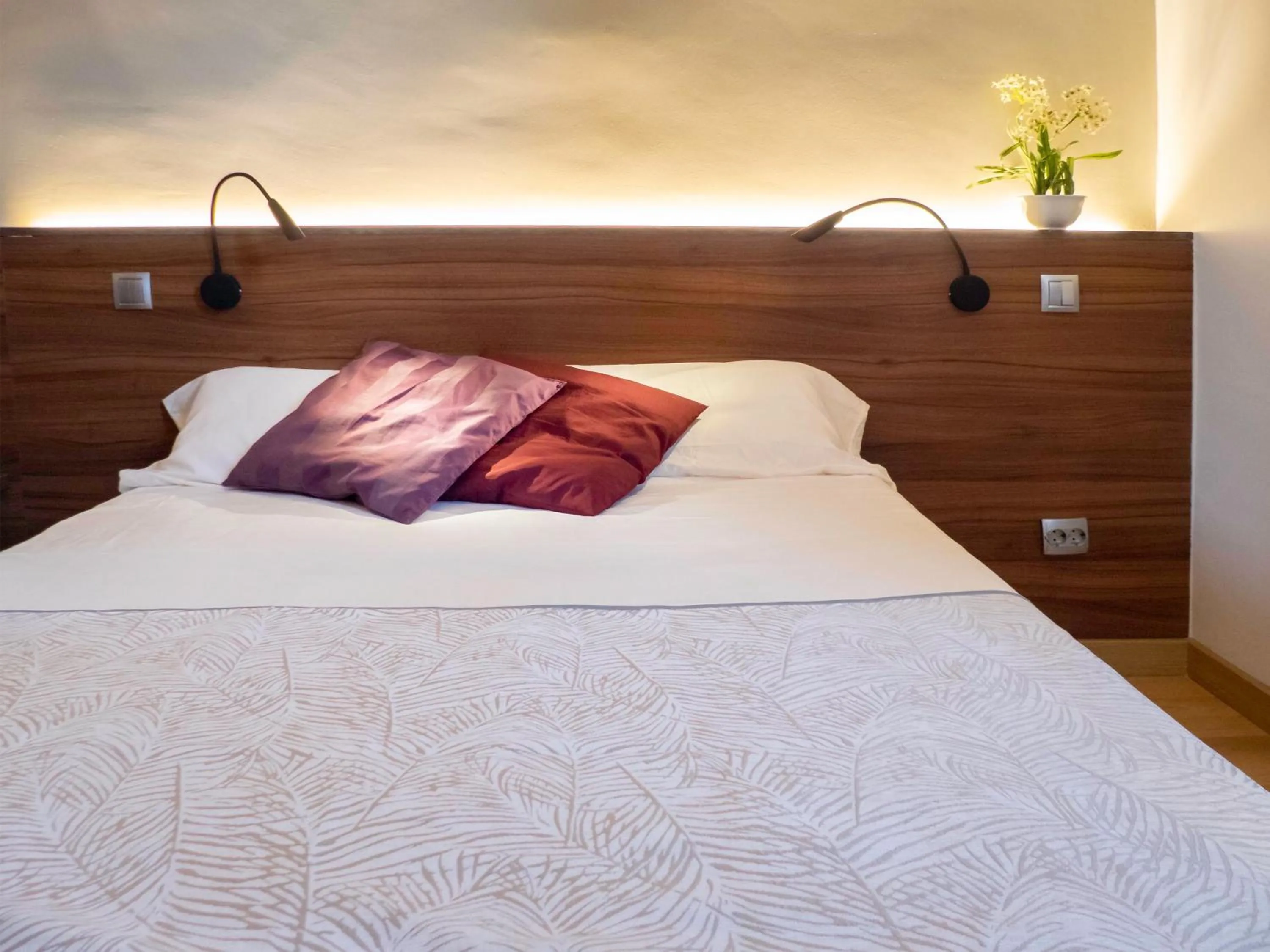 Bed in Pension Ciudadela