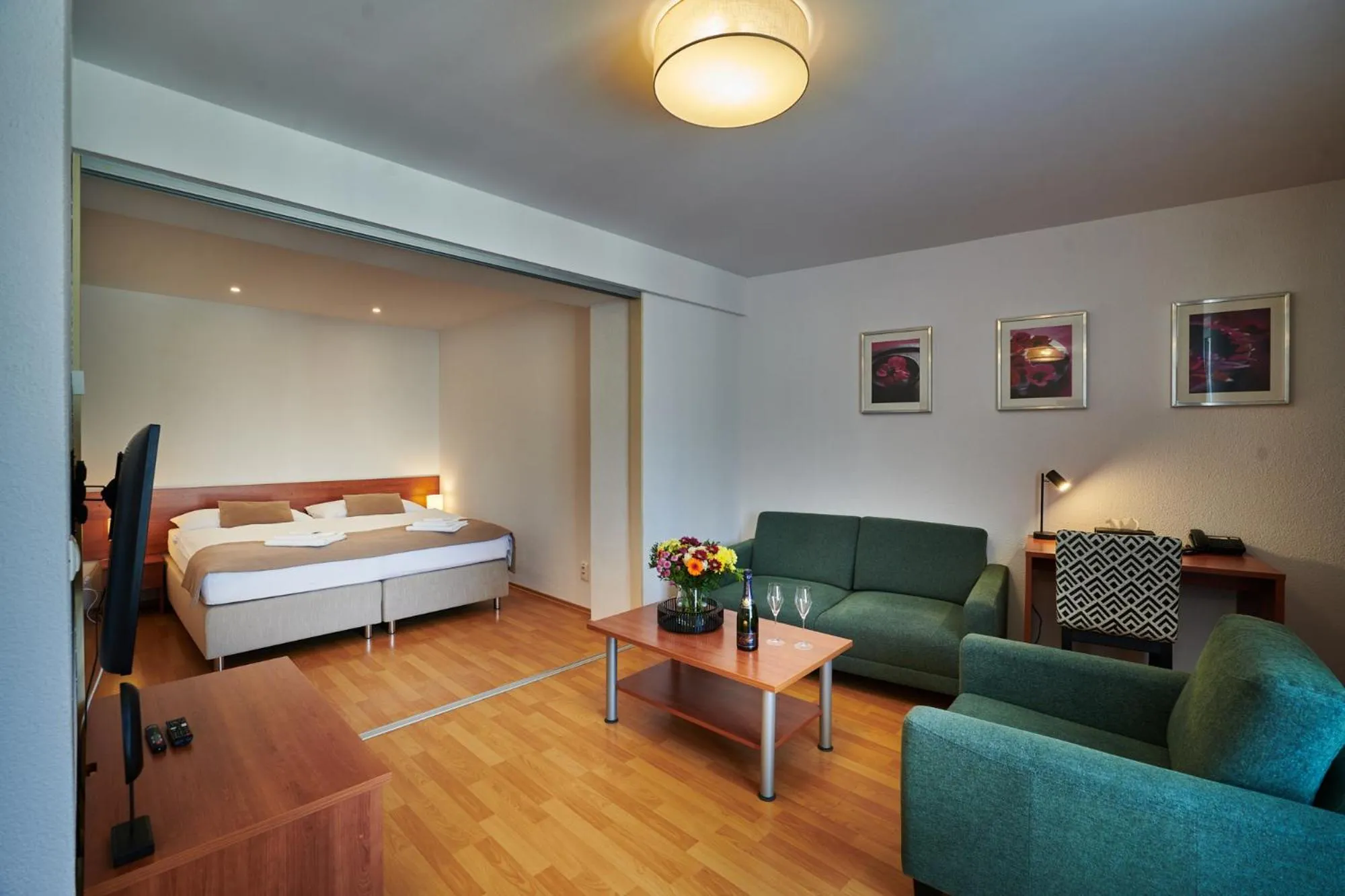 Bed in Urpí­n City Residence