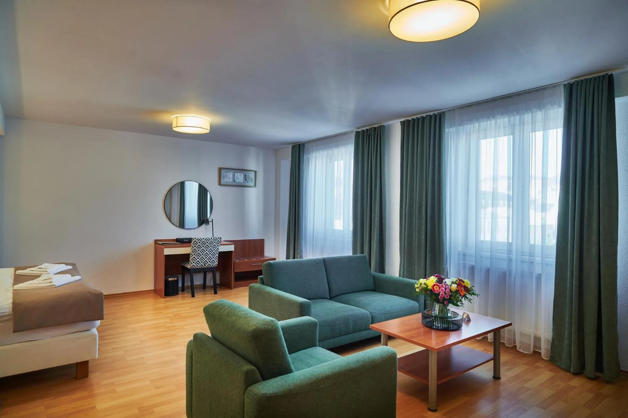 Bed in Urpí­n City Residence