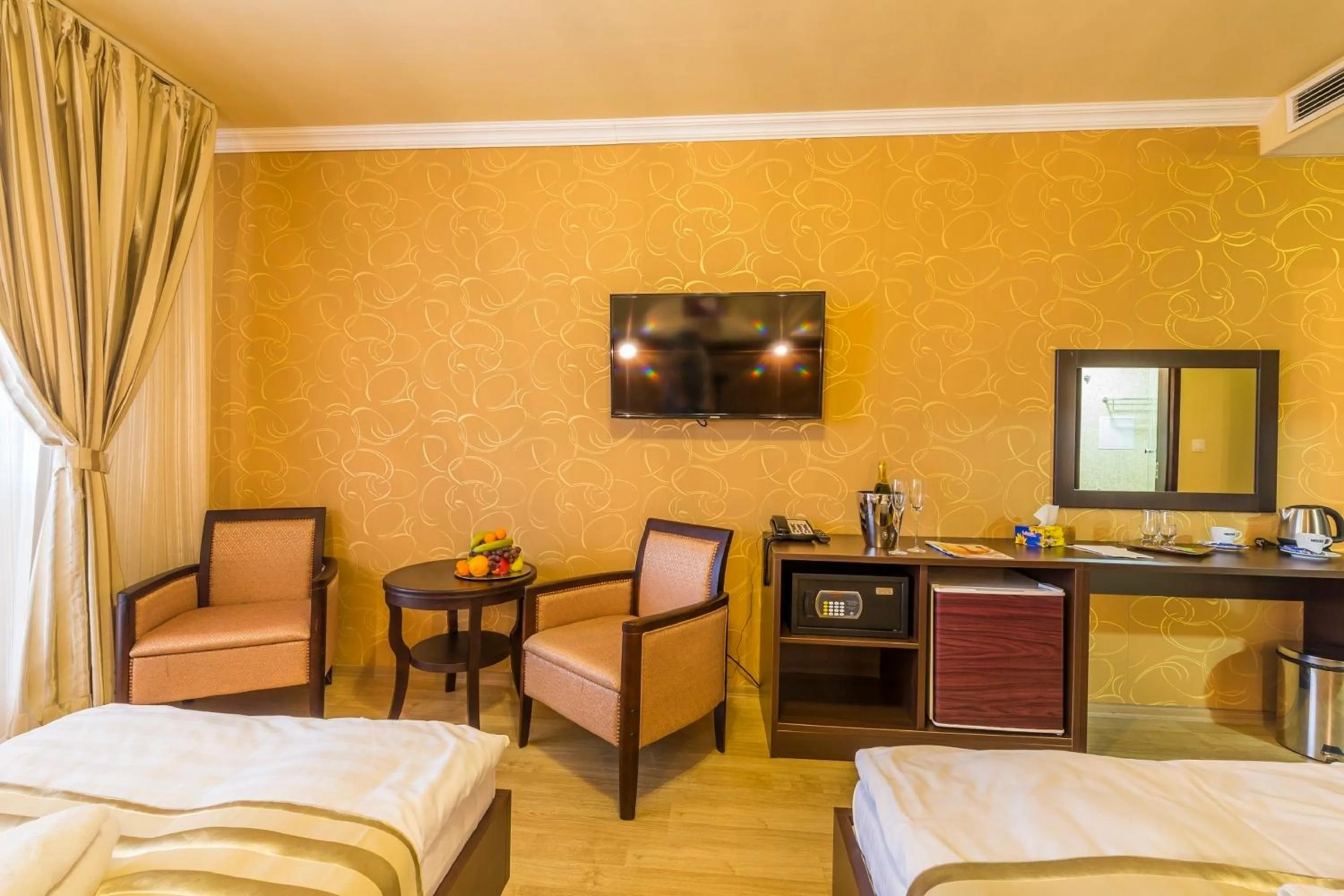 Decorative detail, Bed in Hotel Sun