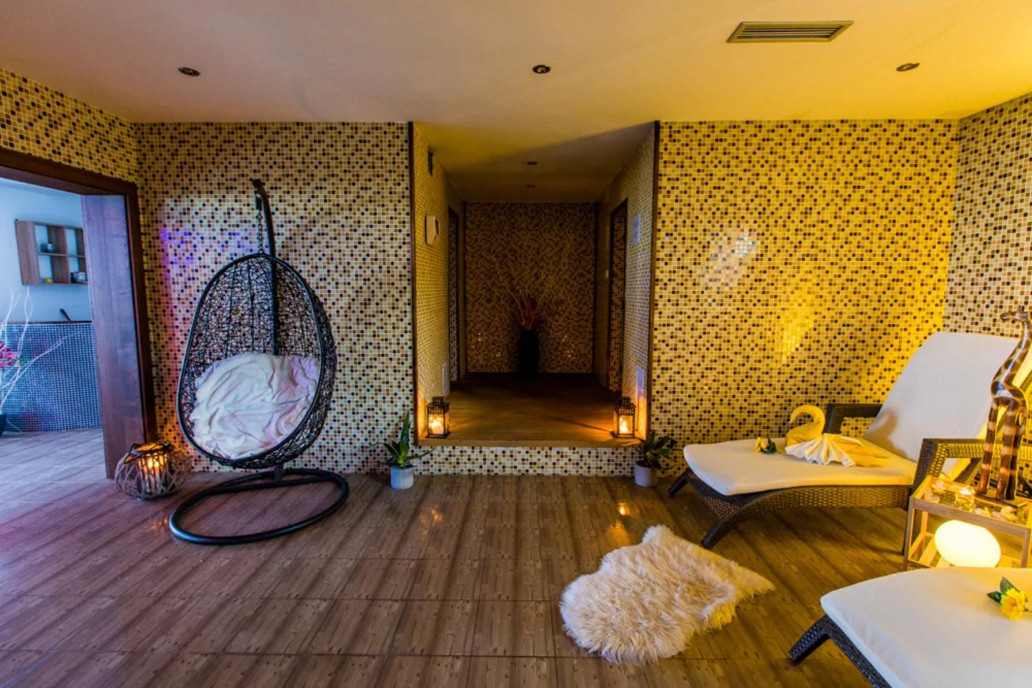 Steam room in Hotel Sun