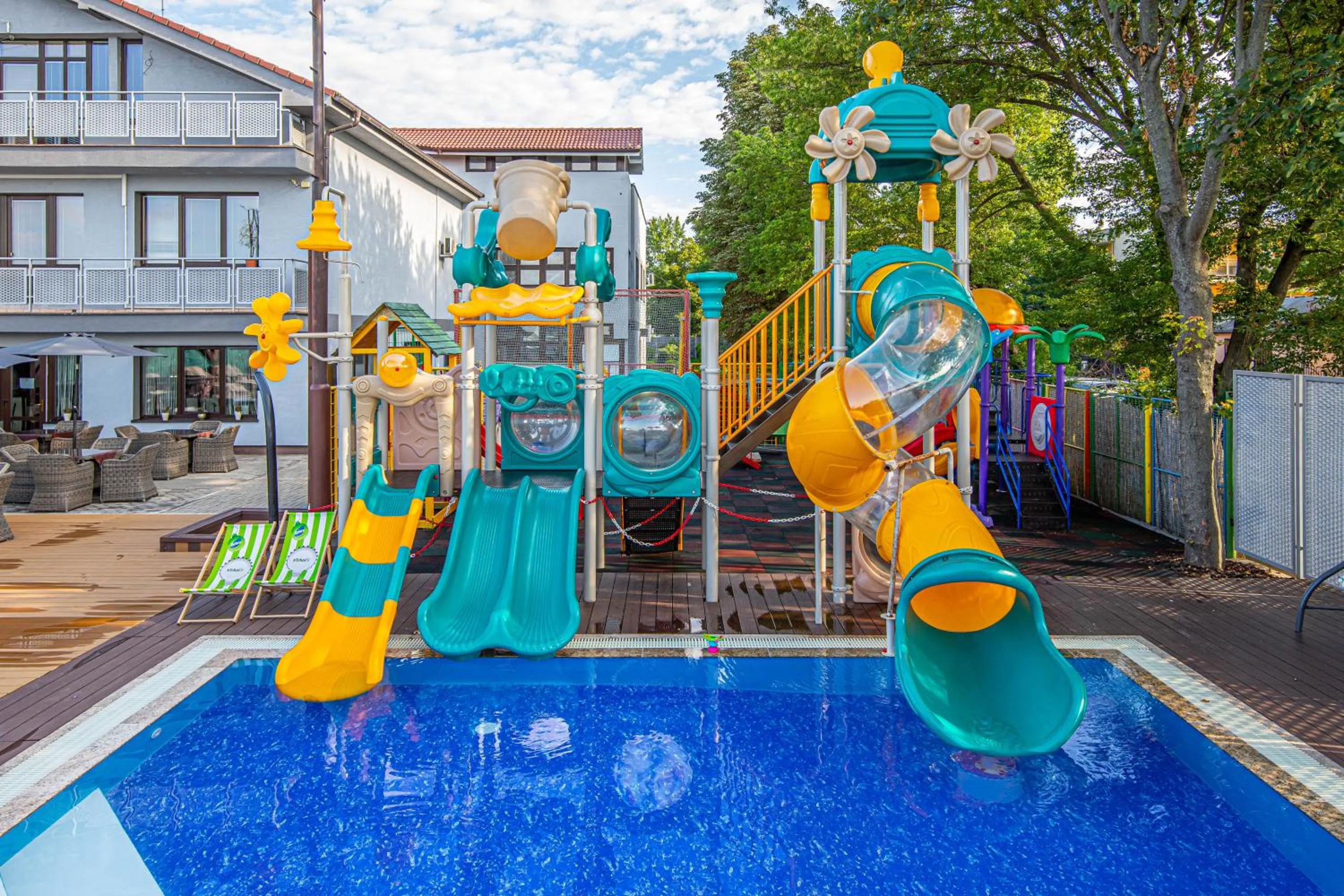 Aqua park in Hotel Sun